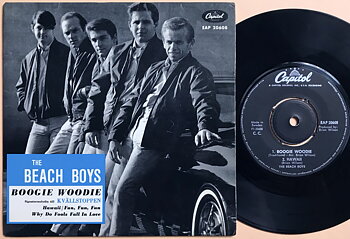 BEACH BOYS - Boogie woodie +3 Swe EP 1964