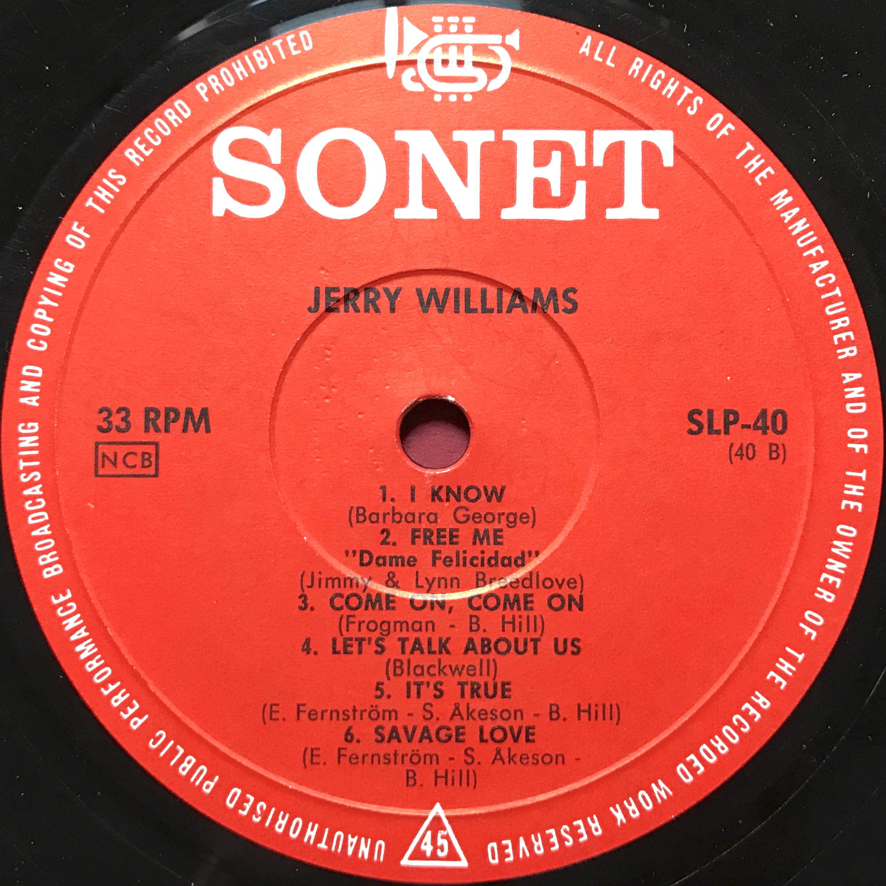 JERRY WILLIAMS - More dynamite Swe LP 1964 - 4