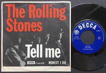 ROLLING STONES - Tell me time Danish PS 1964