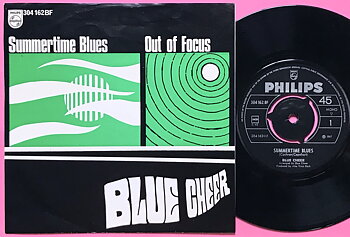 BLUE CHEER - Summertime blues Norsk AS 1968