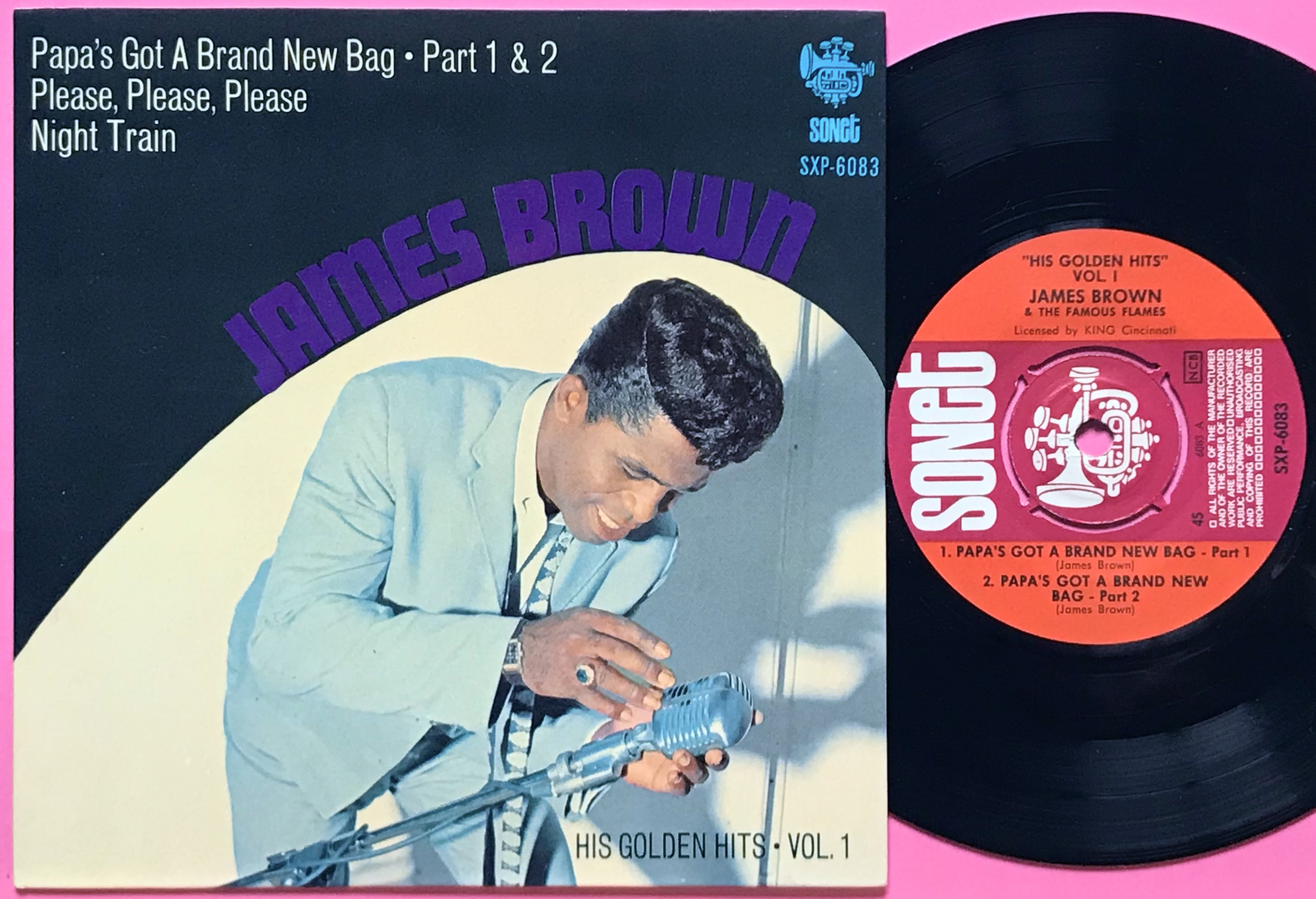 JAMES BROWN - His Golden hits Vol. 1 Swe EP 1966