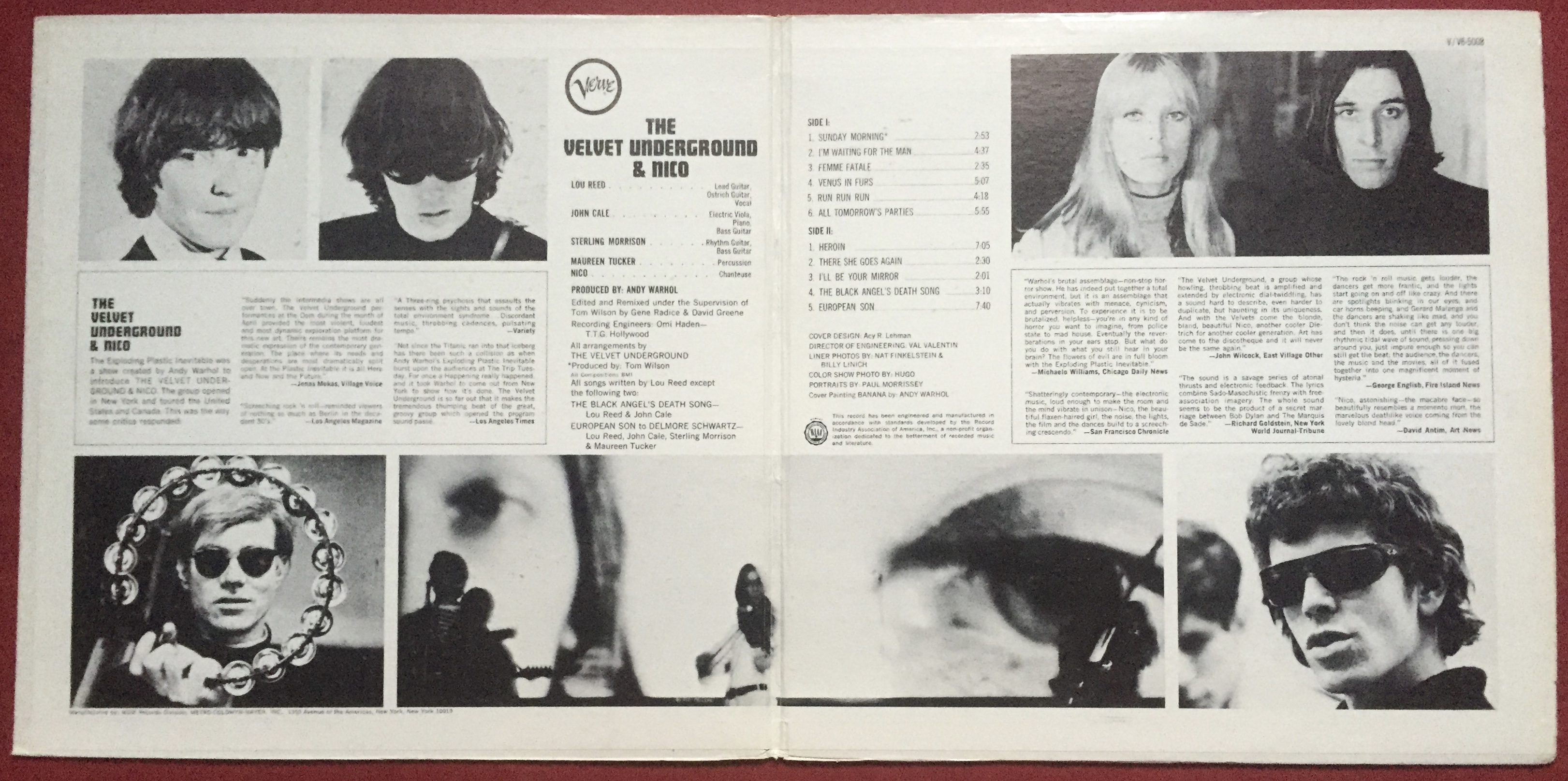 VELVET UNDERGROUND & Nico - Andy Warhol US-orig LP 1968 - 3