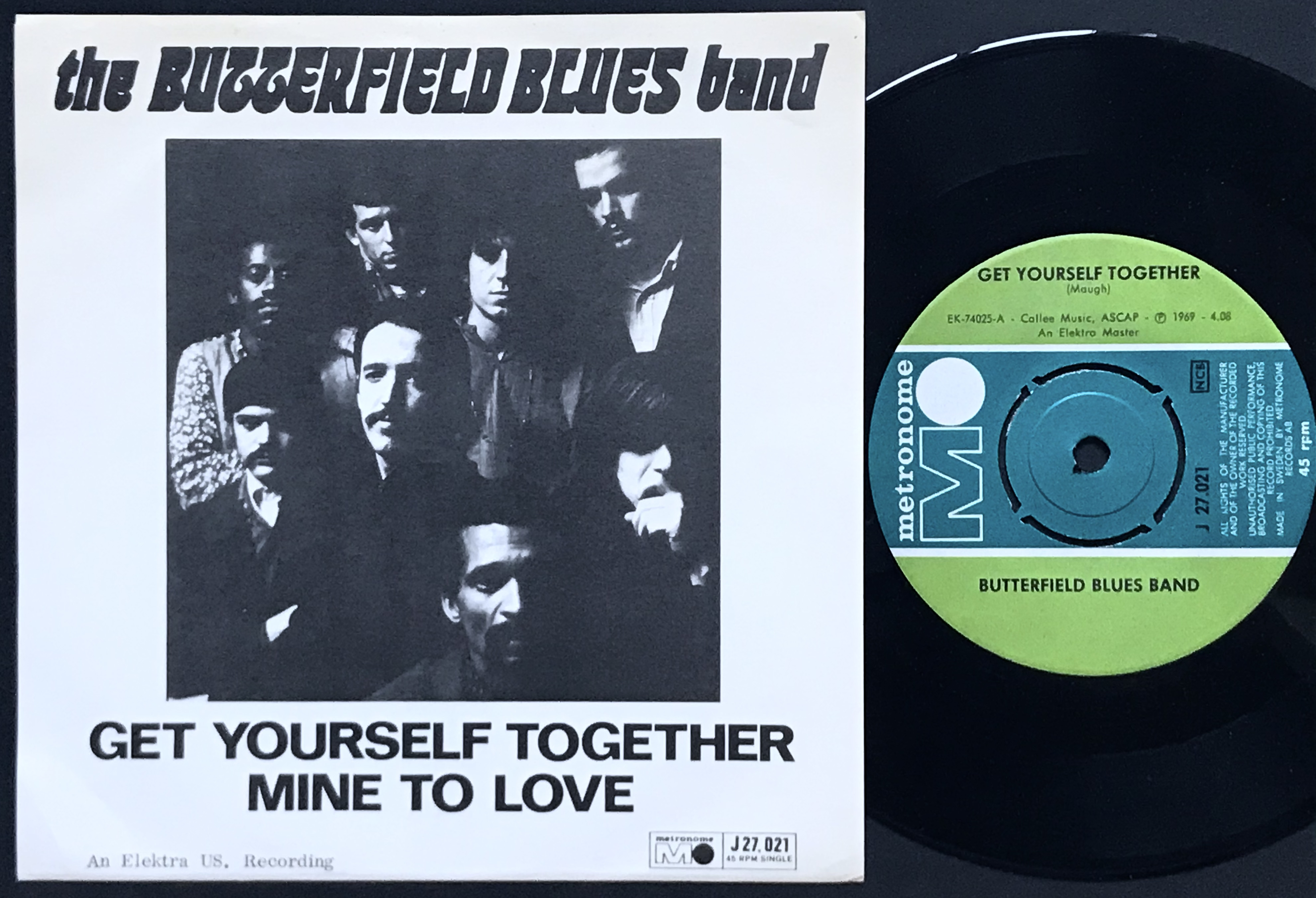 BUTTERFIELD BLUES BAND - Get yourself together Swe PS 1969
