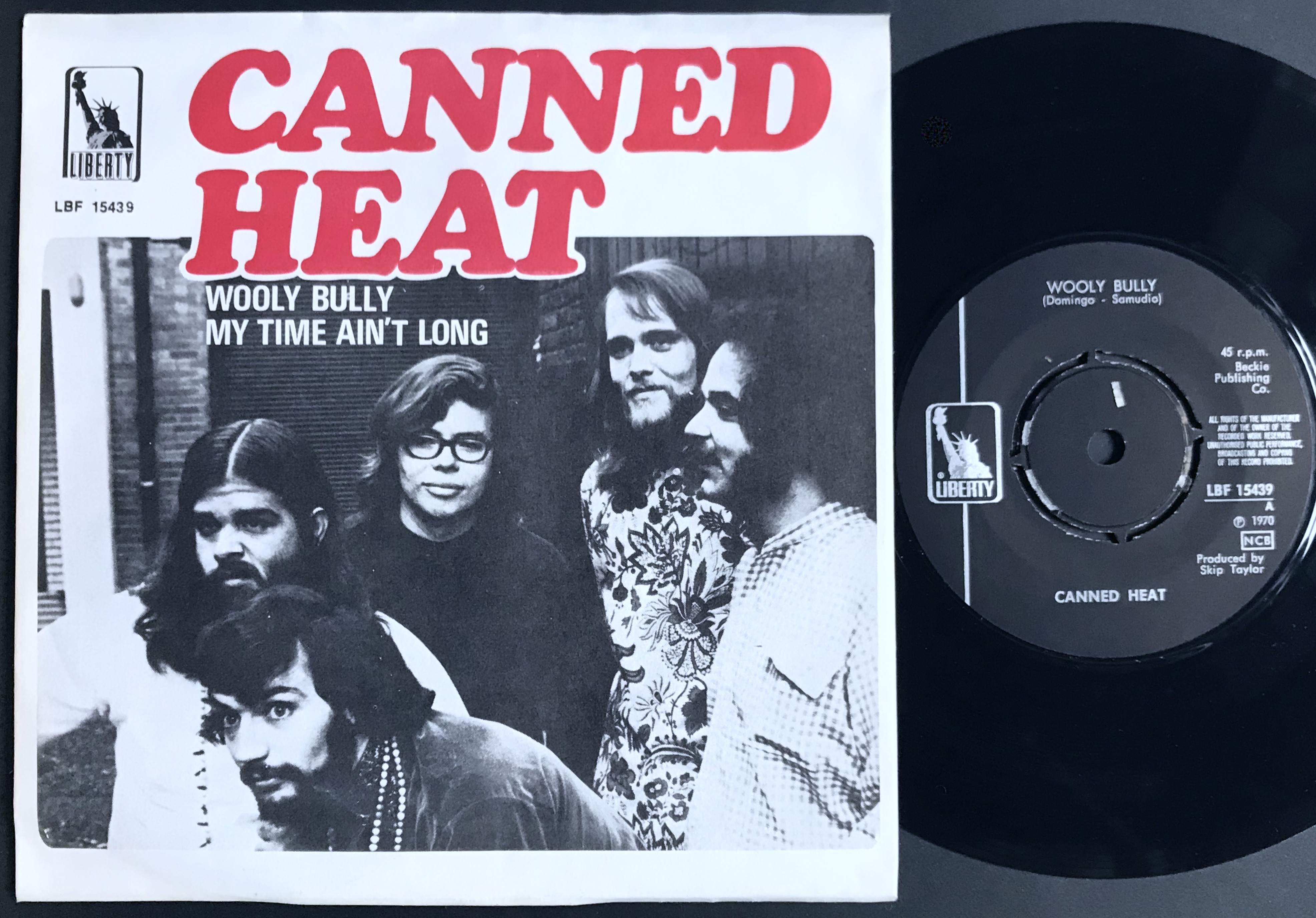 CANNED HEAT - Wooly Bully Swe PS 1970
