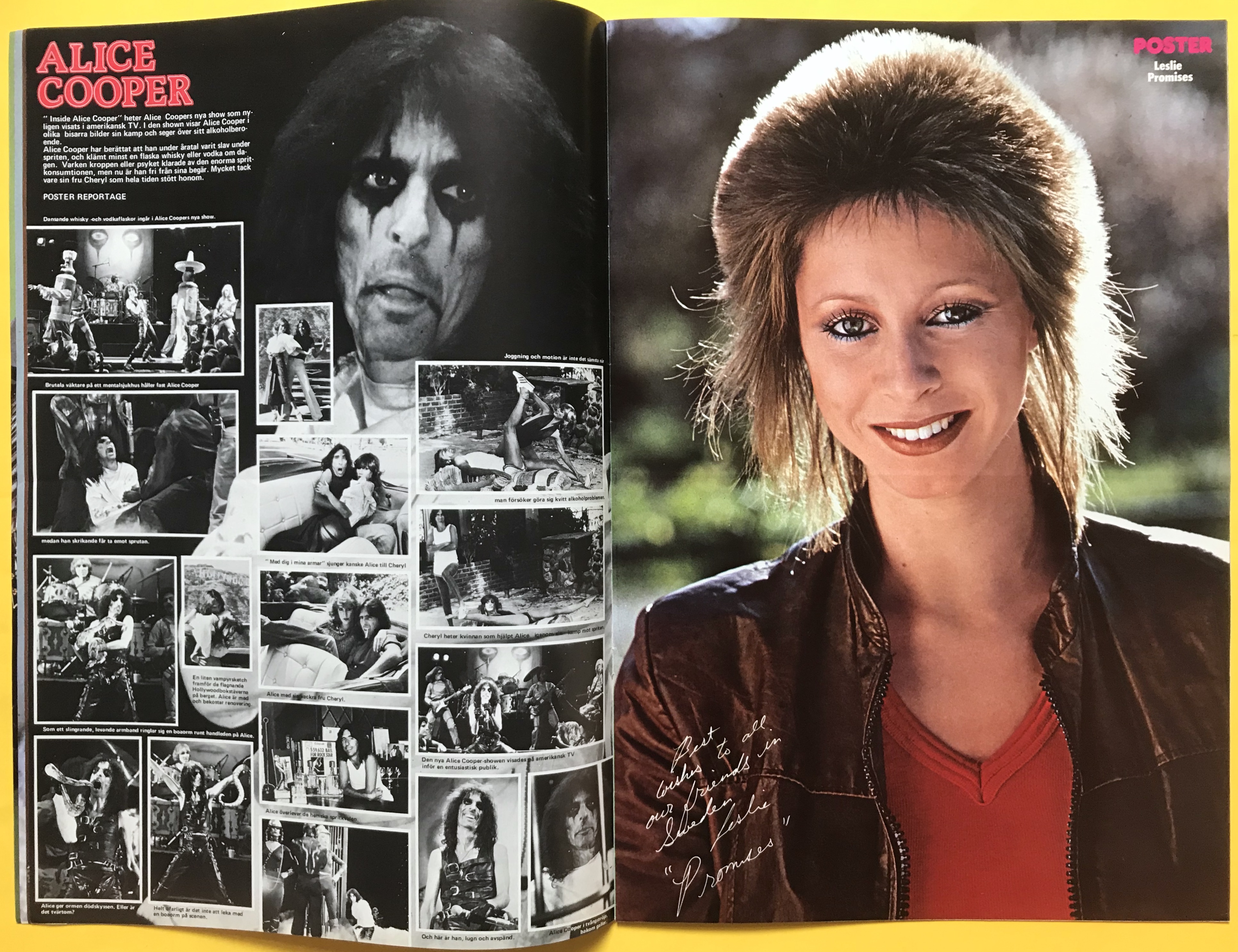 TIDNINGEN POSTER - Nr 5 1979 - VICKI SCHRECK / Macahans omslag - 5