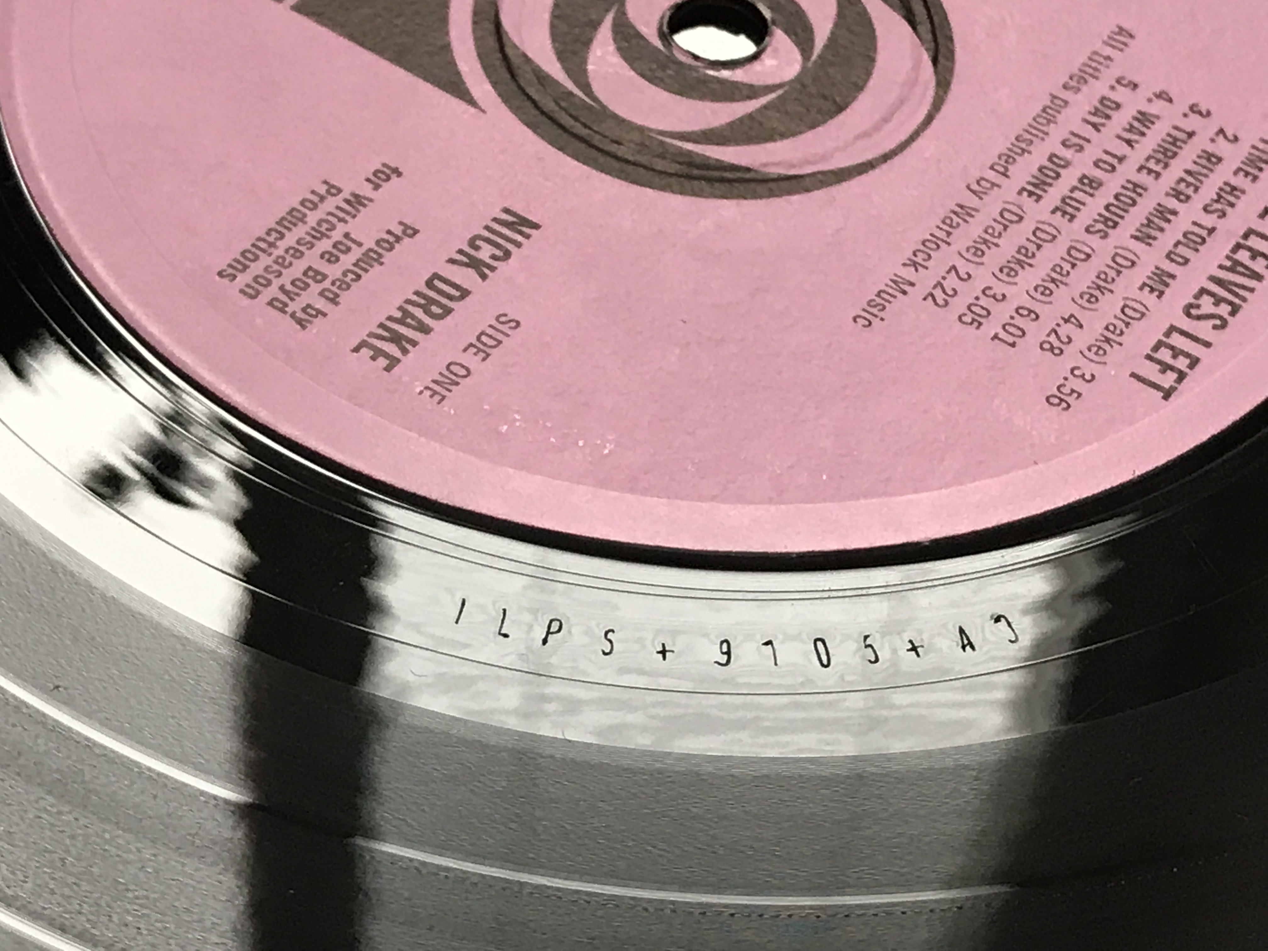 NICK DRAKE - Five leaves left UK-orig PINK label LP 1969 - 7