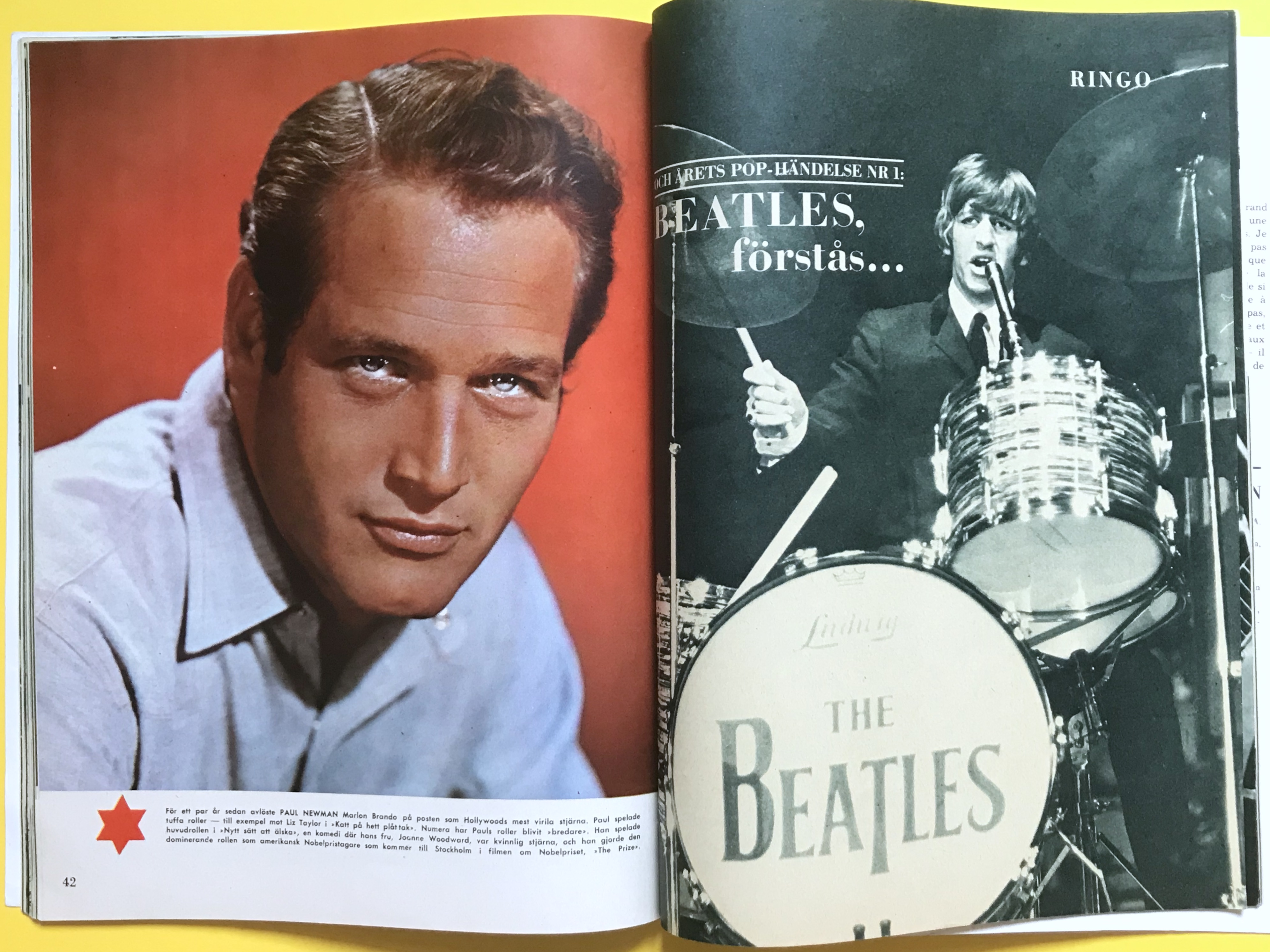 BILDJOURNALENS POPSTJÄRNALBUM 1965 - BEATLES omslag - 9