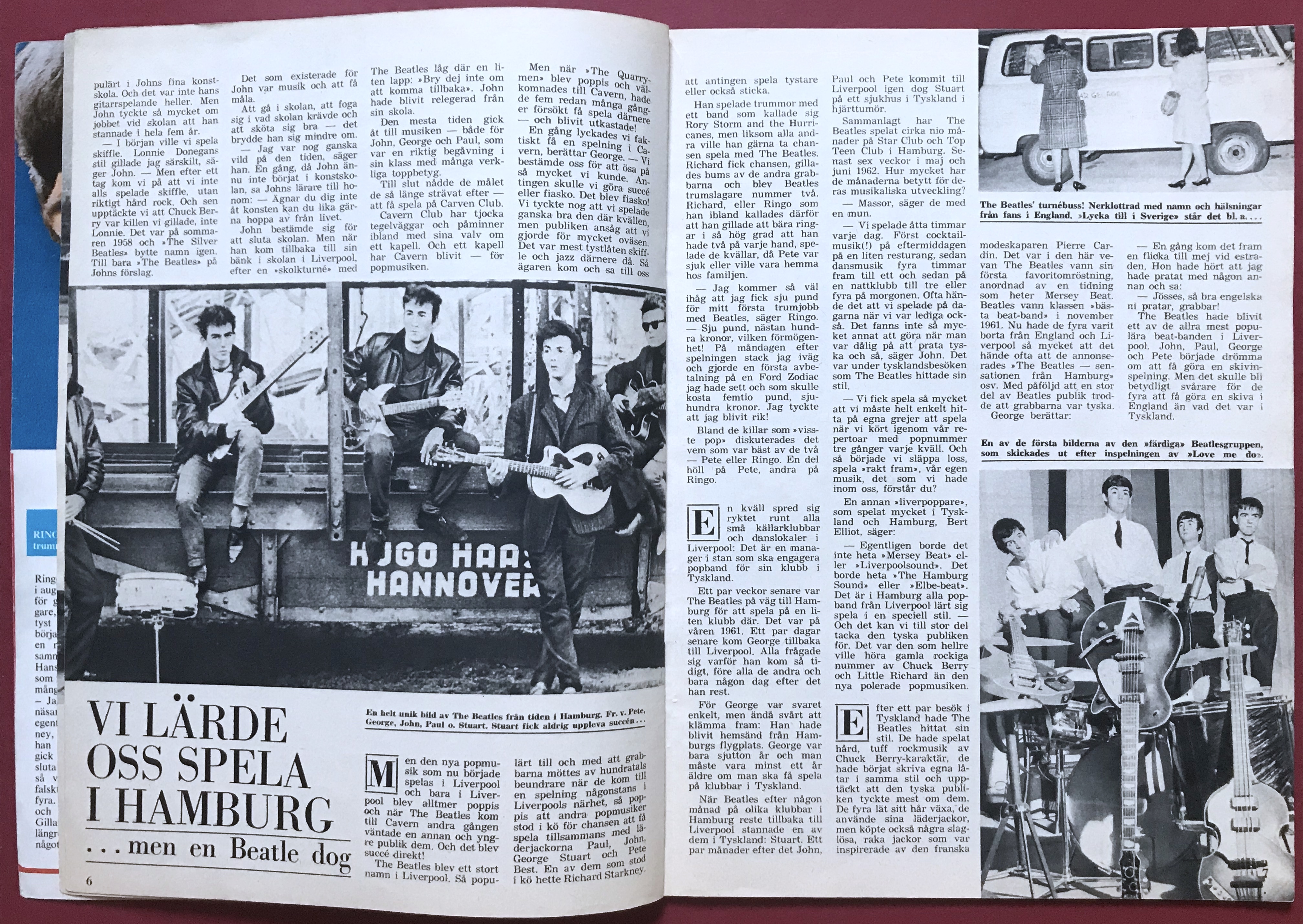 BEATLES - Så blev vi Beatles 1964 pop album - 5