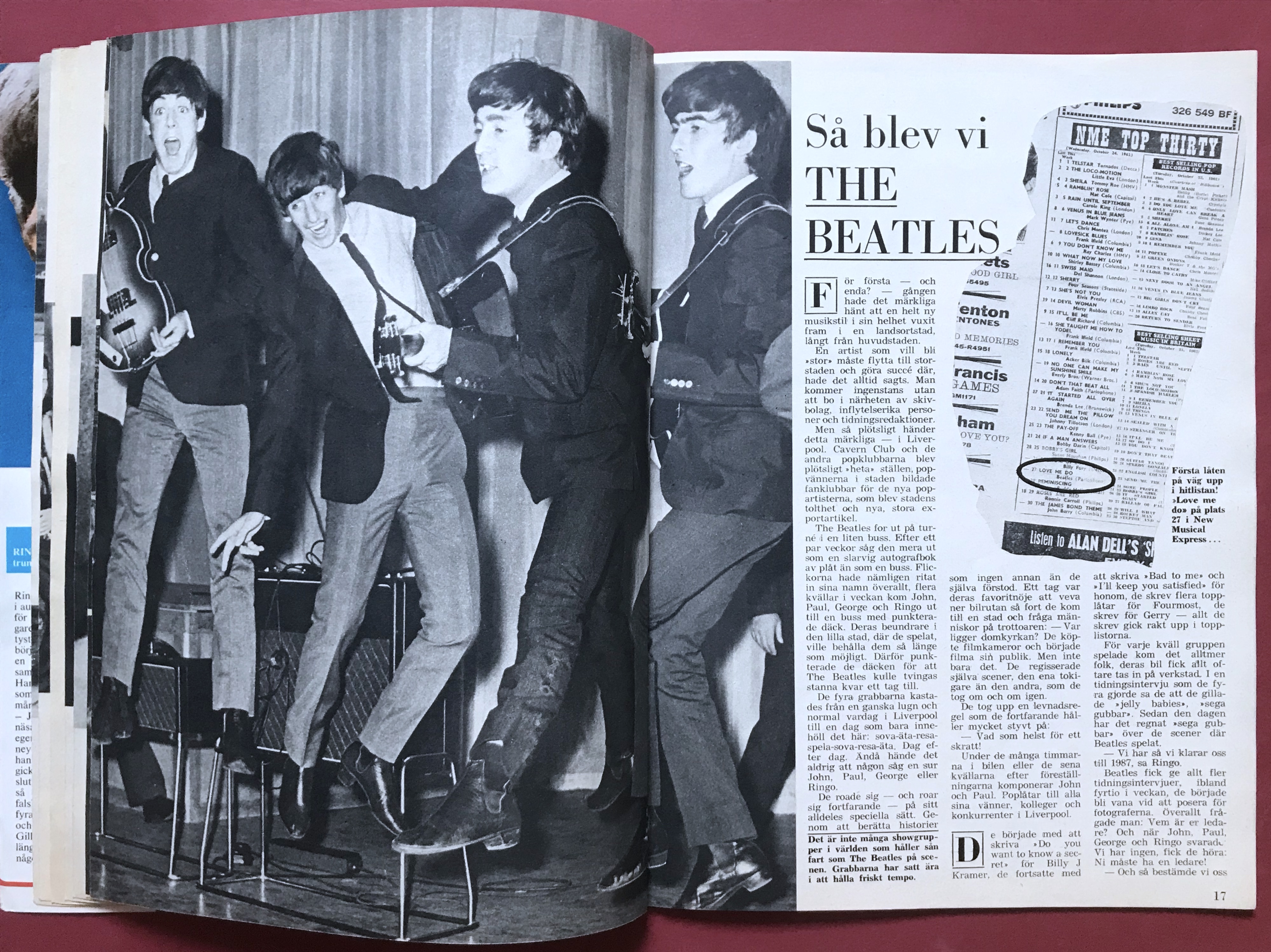 BEATLES - Så blev vi Beatles 1964 pop album - 7