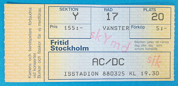 AC/DC - Stockholm 1988