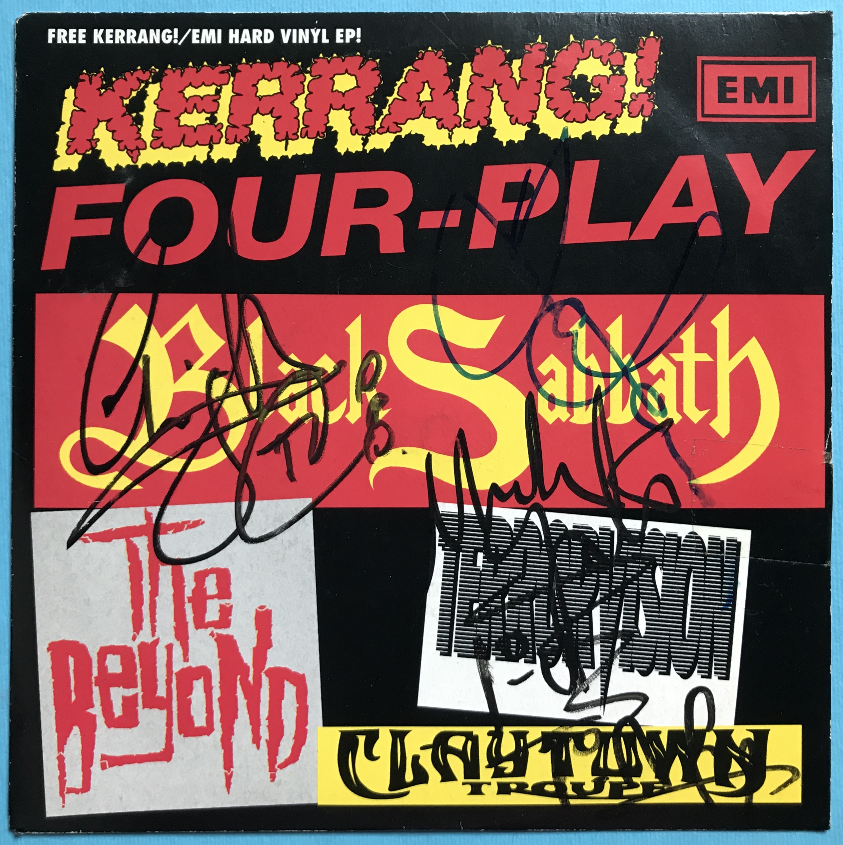 KERRANG! - Four-play SIGNED Promo EP 1992