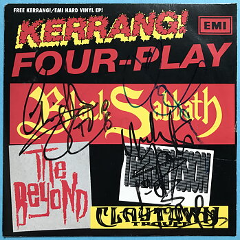KERRANG! - Four-play SIGNERAD Promo-EP 1992
