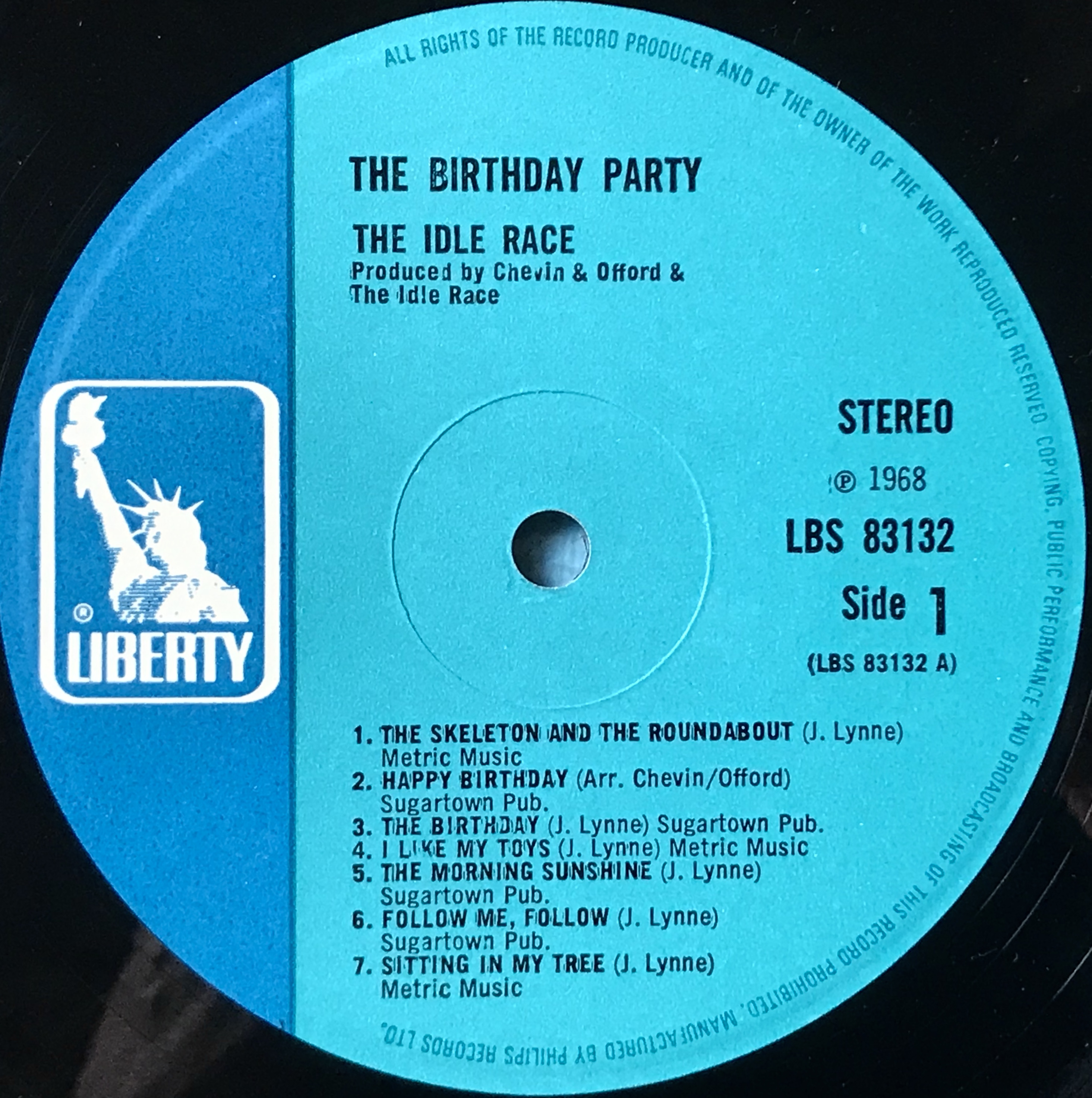 IDLE RACE - The Birthday party UK-orig LP 1968 - 5