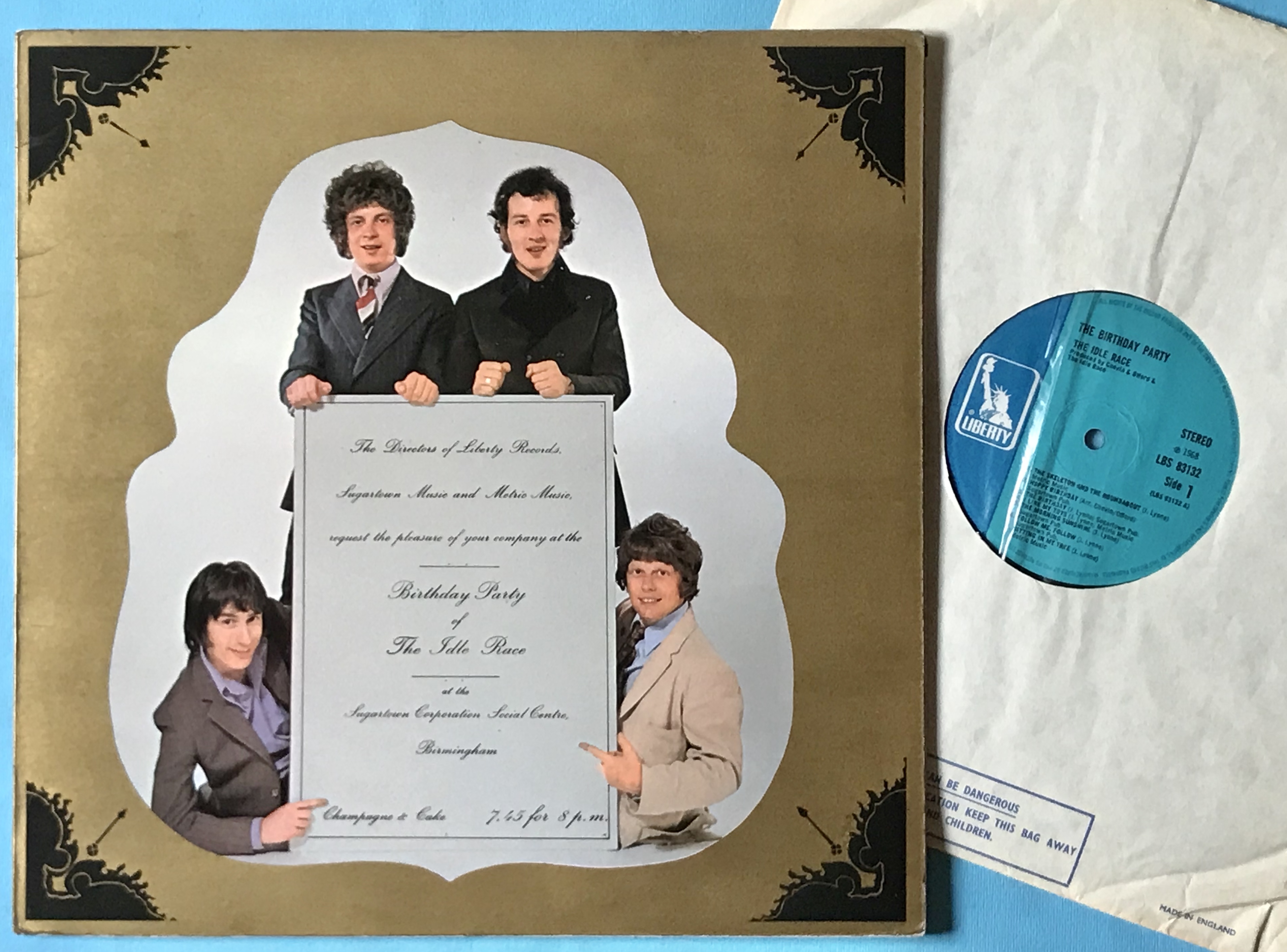 IDLE RACE - The Birthday party UK-orig LP 1968