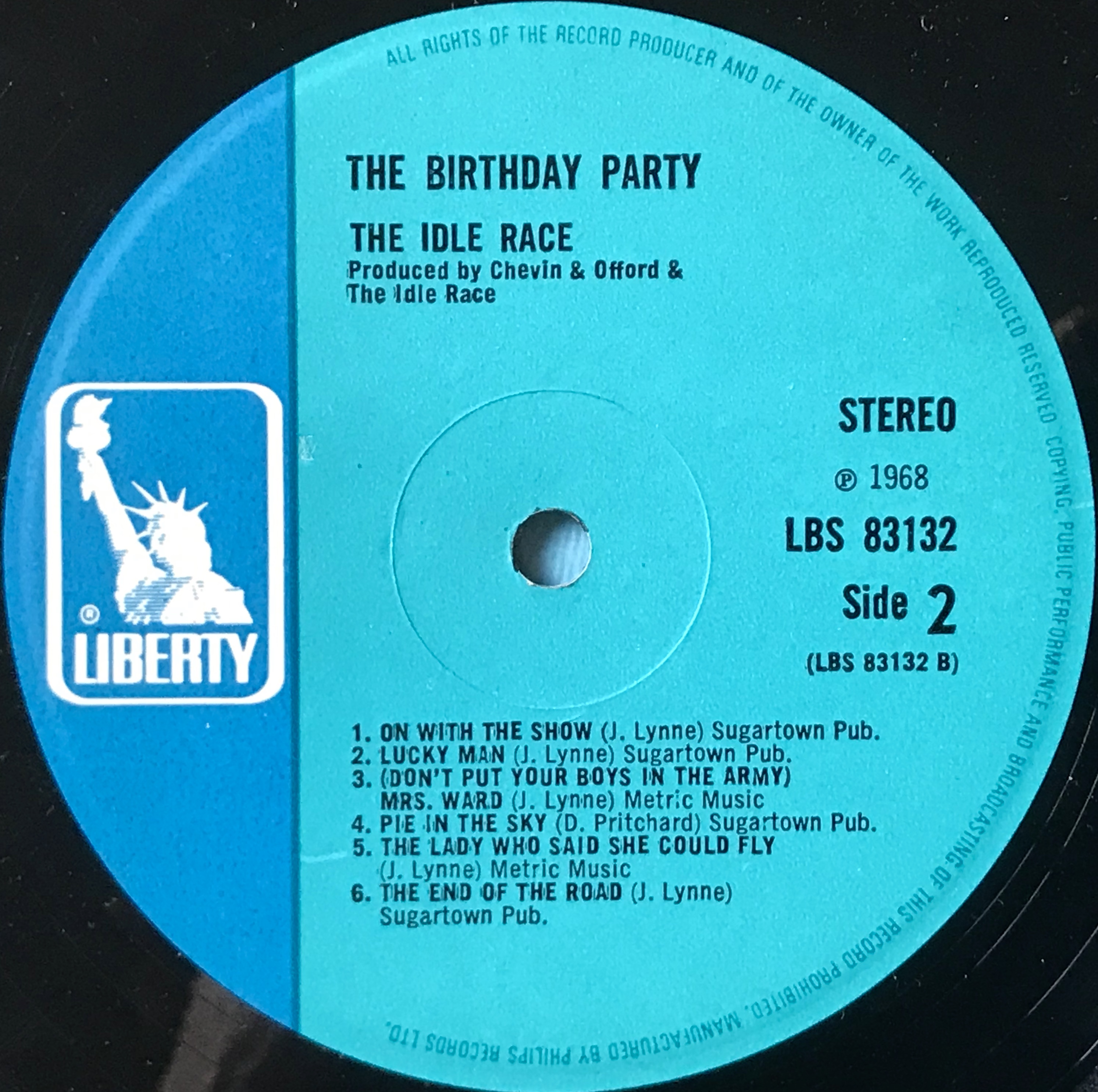 IDLE RACE - The Birthday party UK-orig LP 1968 - 6