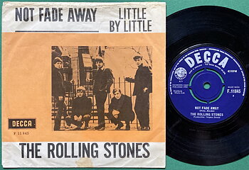 ROLLING STONES - Not fade away Danish orange PS 1964