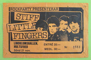 STIFF LITTLE FINGERS - Hultsfred 1981