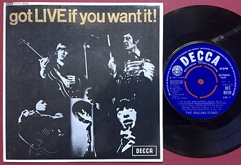 ROLLING STONES - Got LIVE if you want it! UK EP DFE 8620 1965