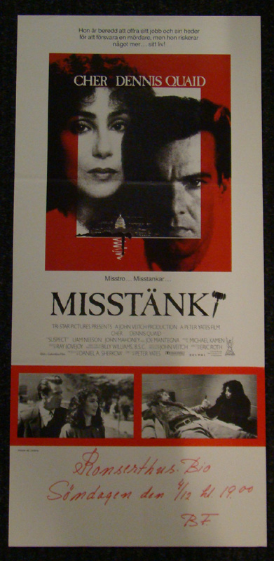 MISSTÄNKT (1987)