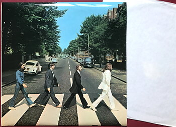 BEATLES - Abbey road UK-orig Misaligned Apple LP 1969
