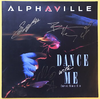 ALPHAVILLE - Dance with me SIGNERAD 12" Maxi 1986