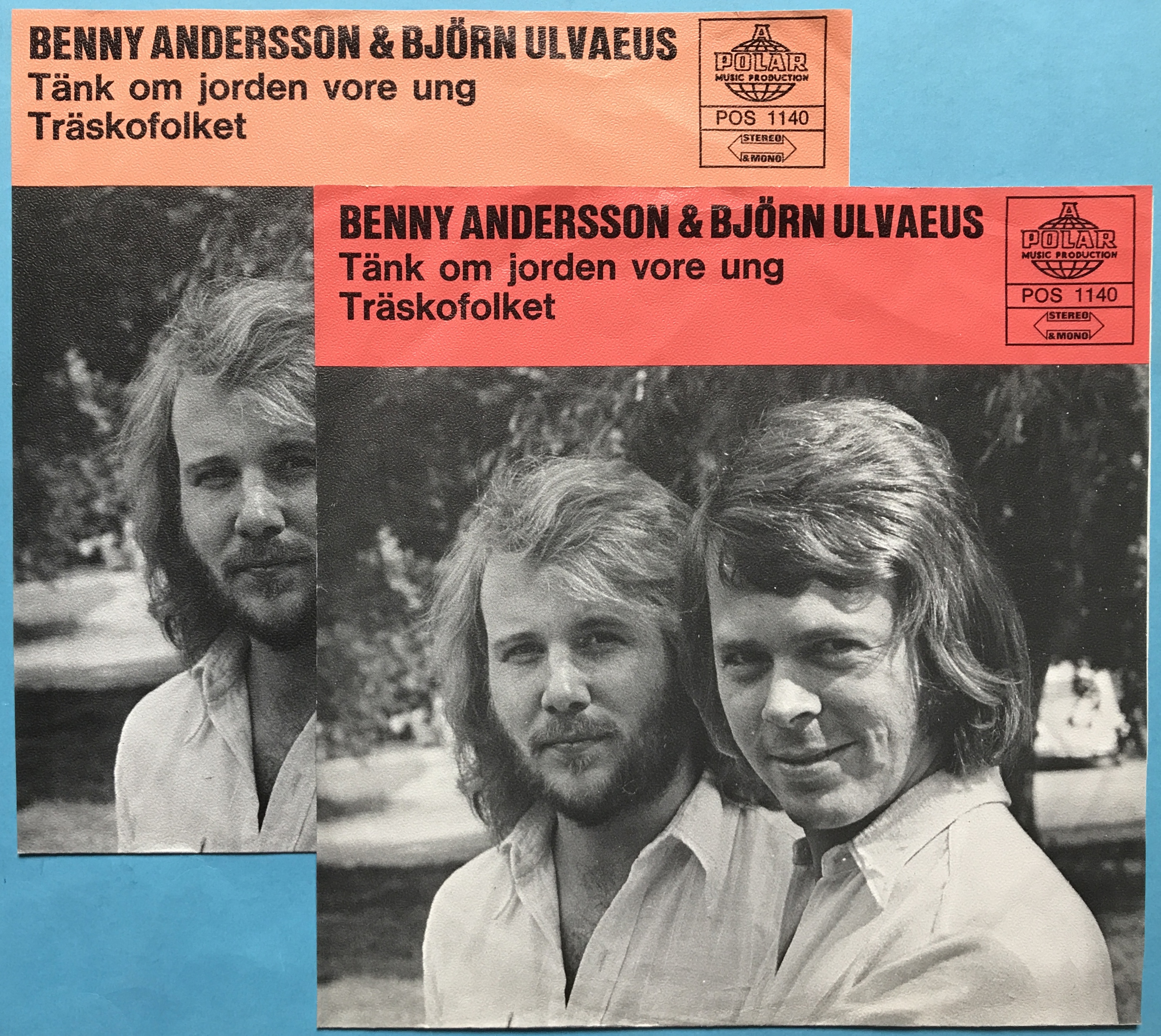 BJÖRN & BENNY (ABBA) - Tänk om jorden vore ung RED Swe PS 1971 - 3