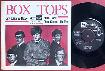 BOX TOPS - Cry like a baby Swe PS 1968