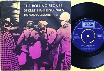 ROLLING STONES - Street fighting man Dansk "RIOT COVER" PS 1968
