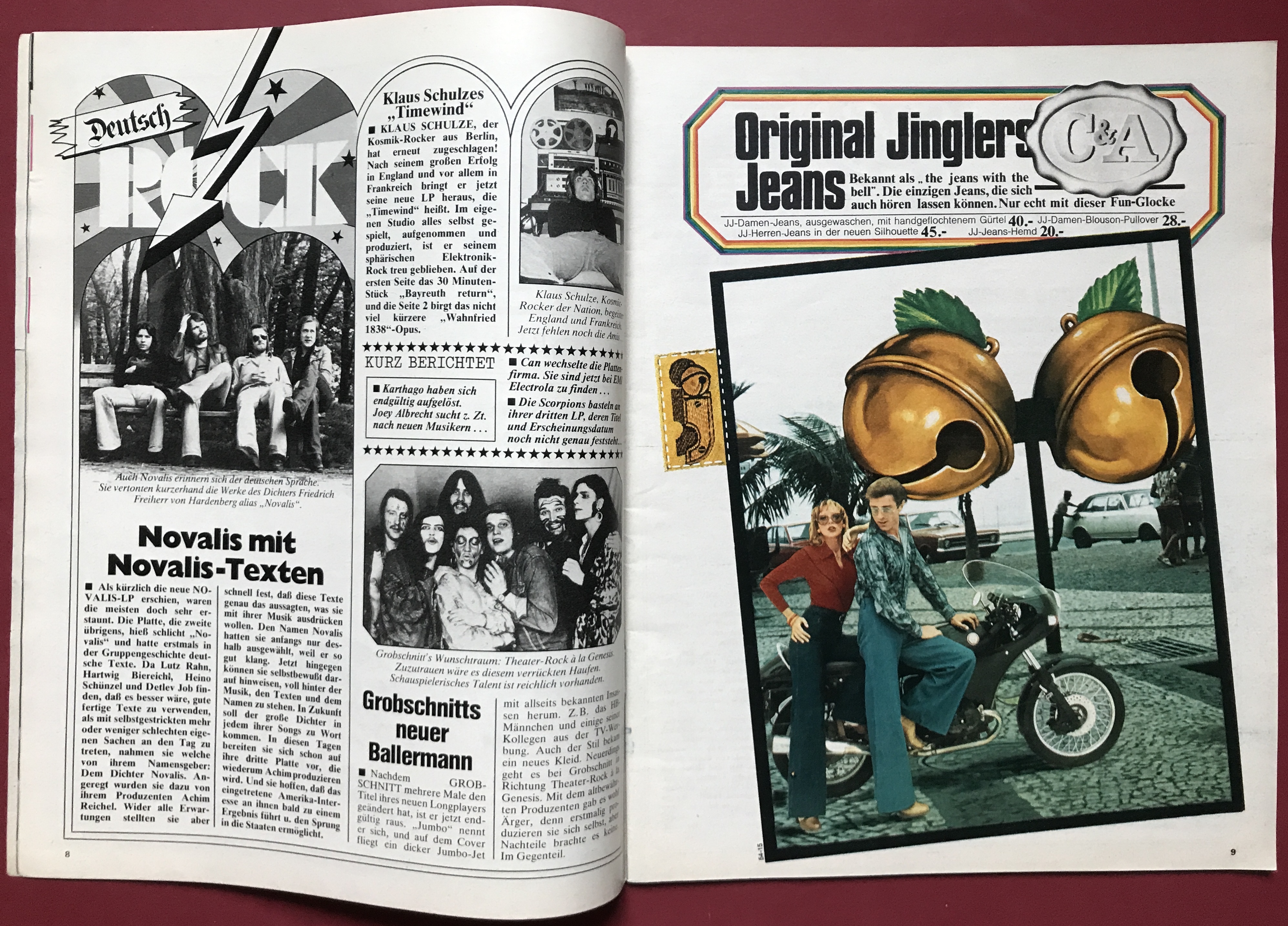 POPFOTO - Nr 10 1975 PAUL McCARTNEY-omslag + AFFISCH - 6