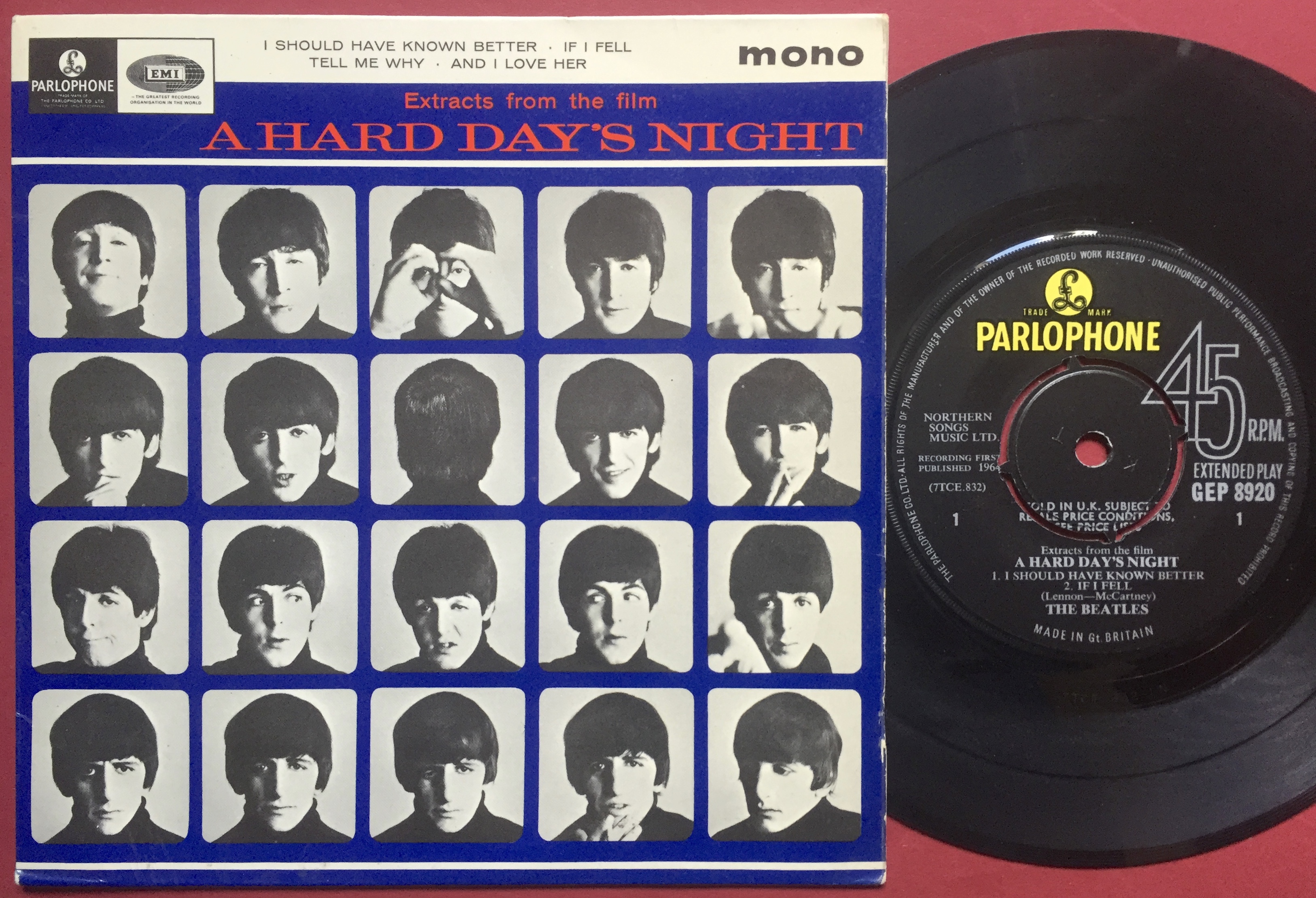 A hard day's. The Beatles a hard Day's Night 1964. Битлз 1964 альбом. Beatles a hard Day's Night альбом. Вечер трудного дня Битлз альбом.