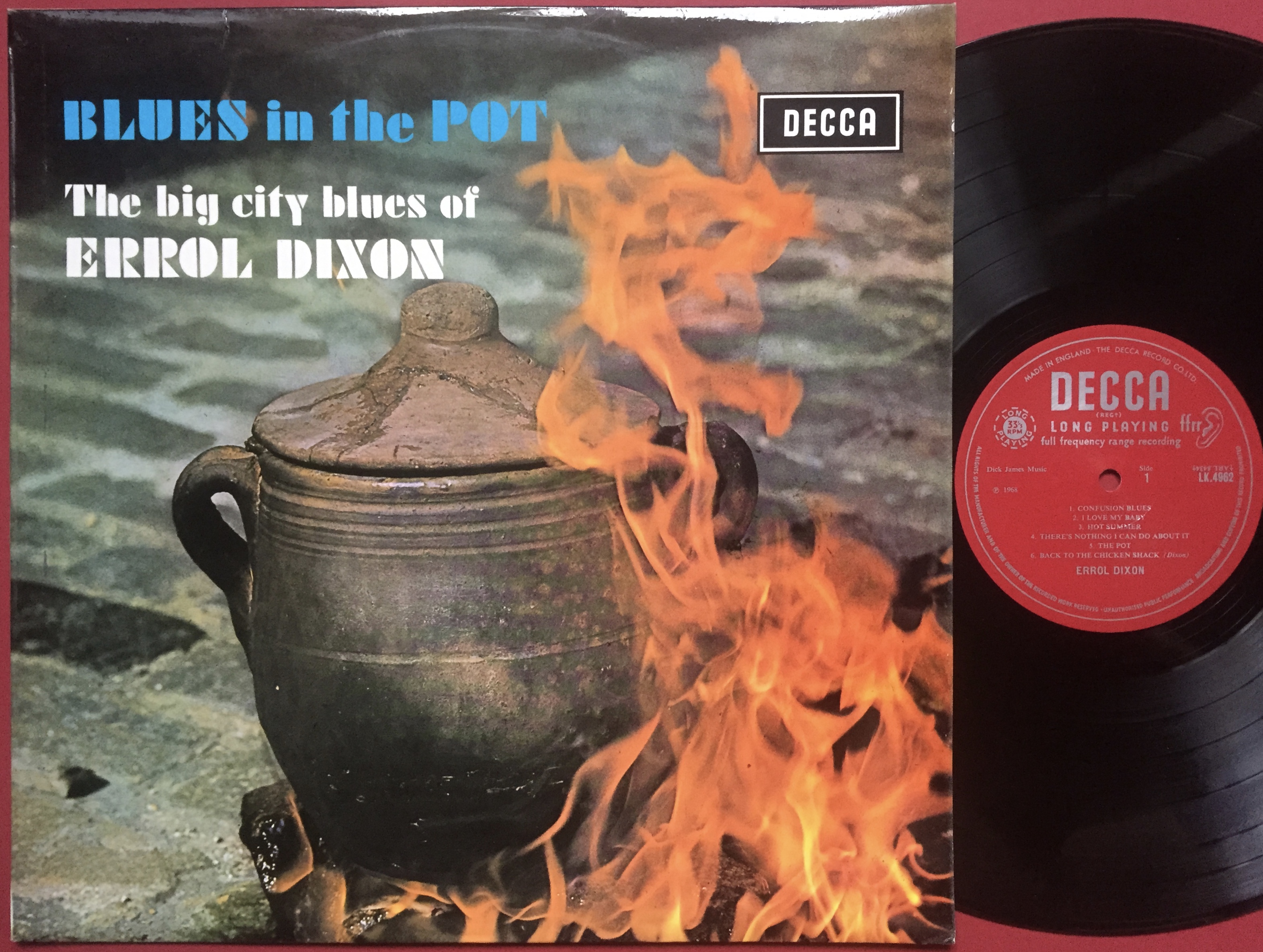 ERROL DIXON - Blues in the pot UK-orig MONO LP 1968