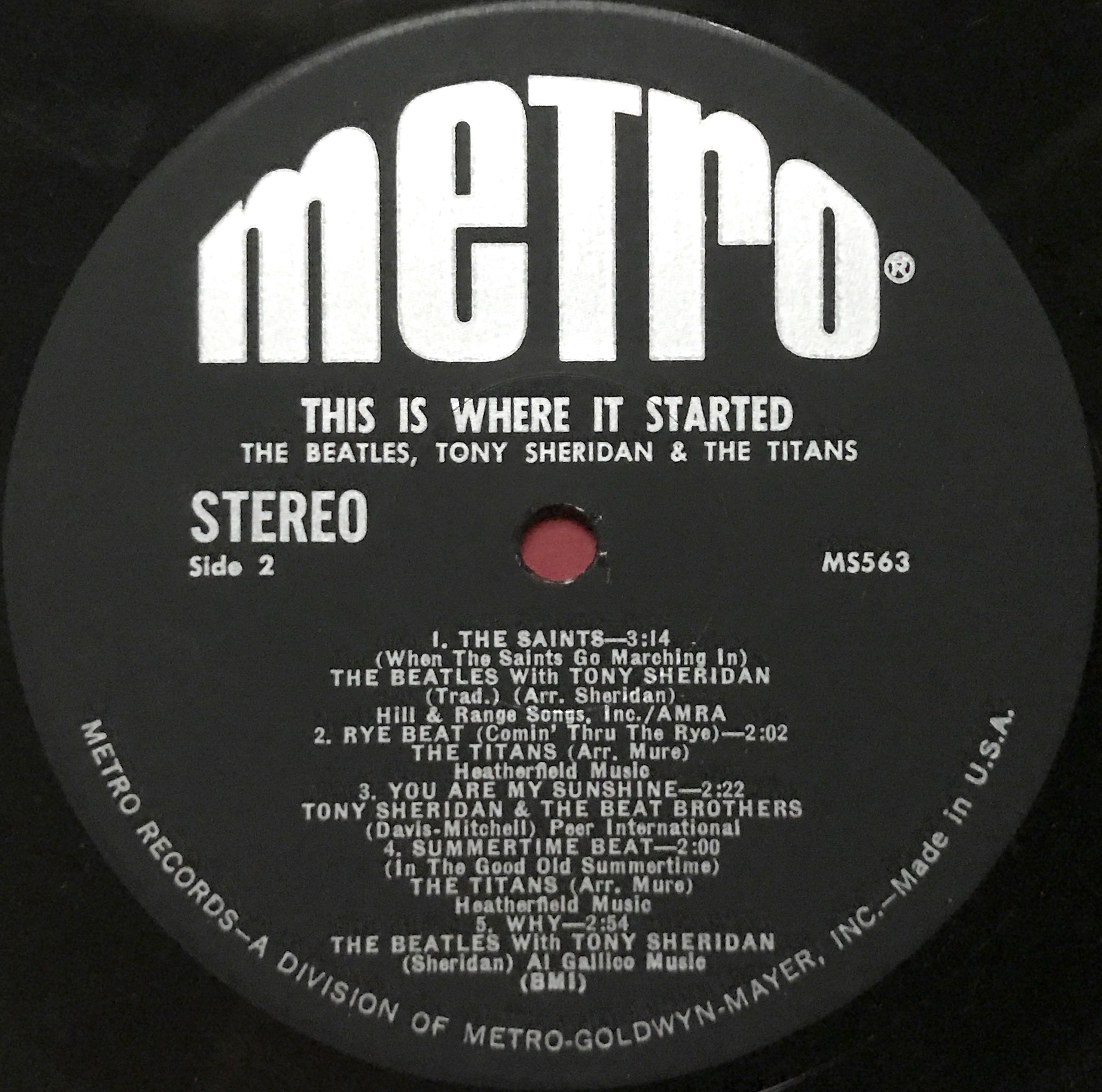 BEATLES, TONY SHERIDAN and the Titans - This is where it all started US-orig LP 1966 - 4
