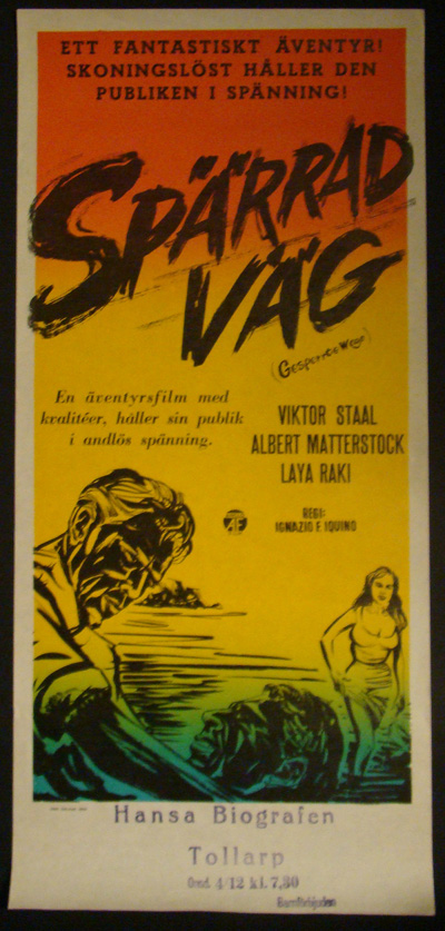 SPÄRRAD VÄG (1955)