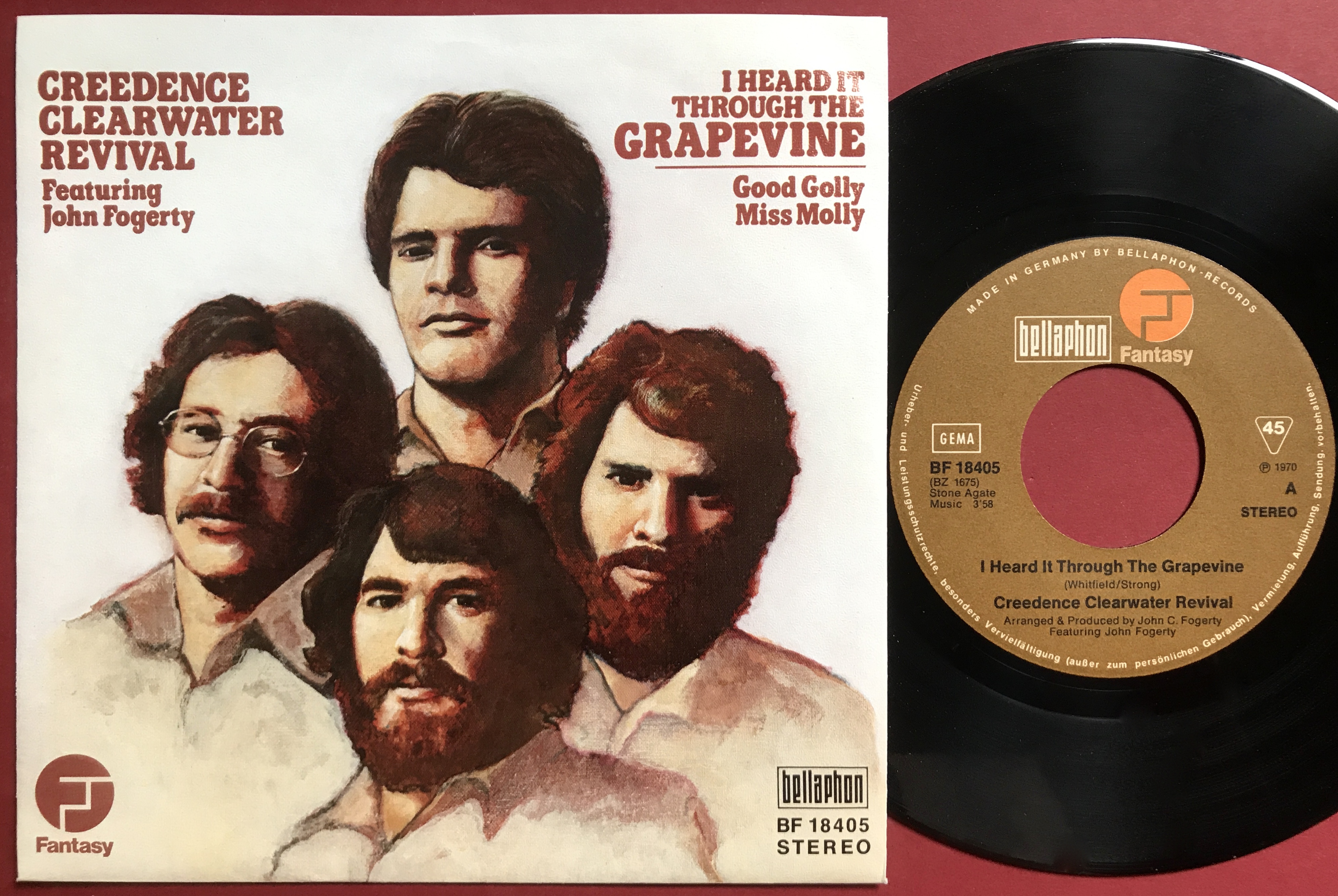 CREEDENCE - I heard it through the grapevine Ger PS 1970´s