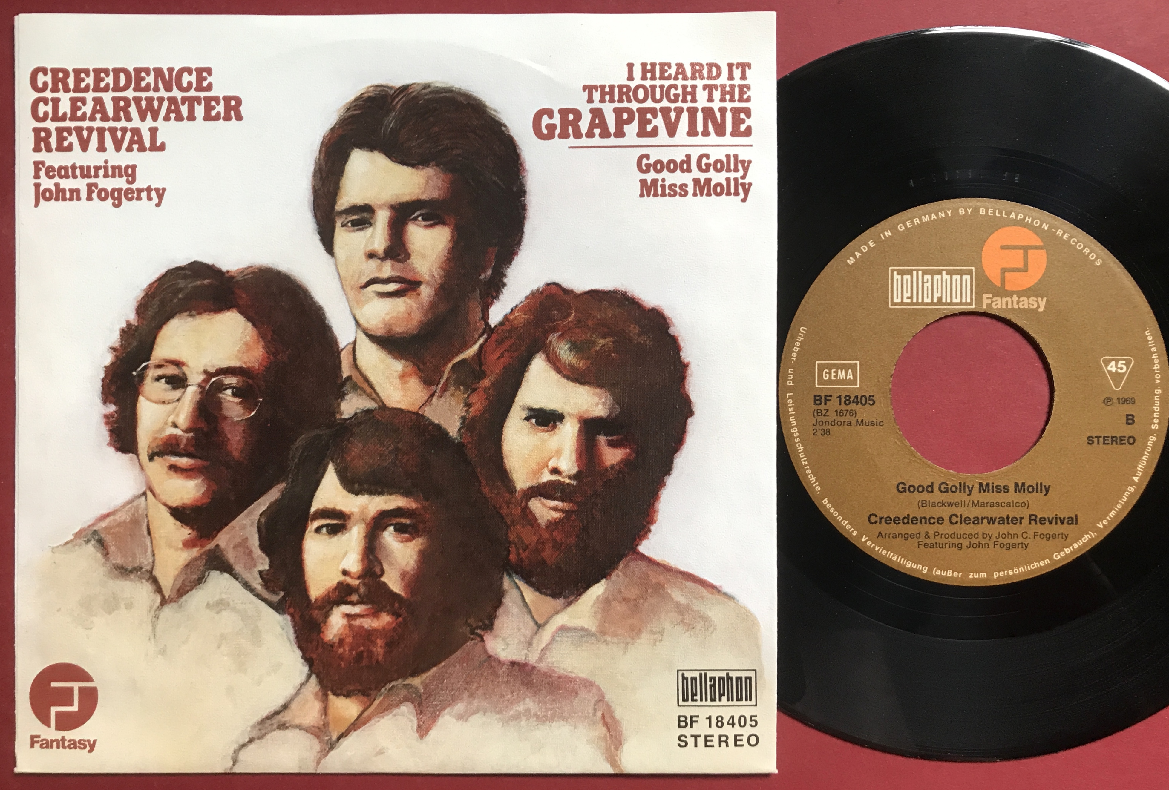 CREEDENCE - I heard it through the grapevine Ger PS 1970´s - 2