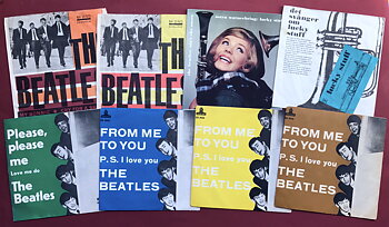 BEATLES singles / EP:s