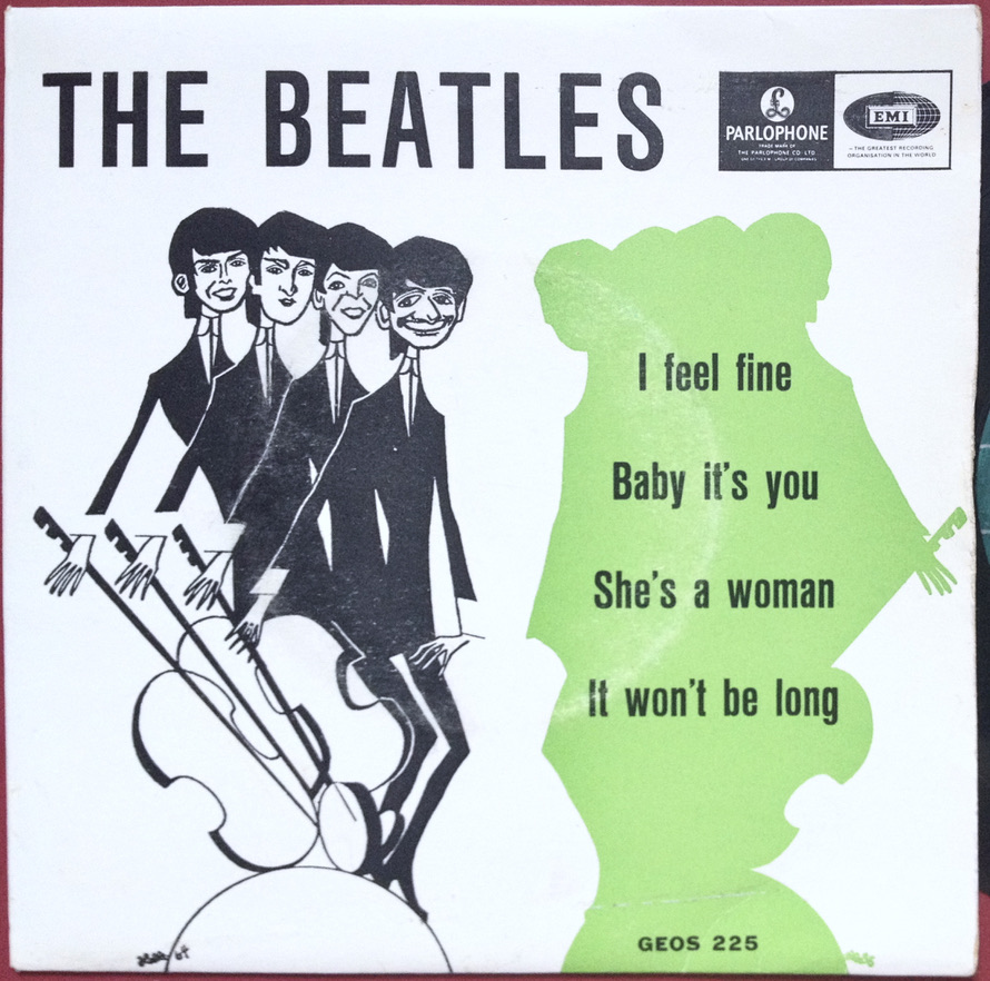 BEATLES singles / EP:s - 6