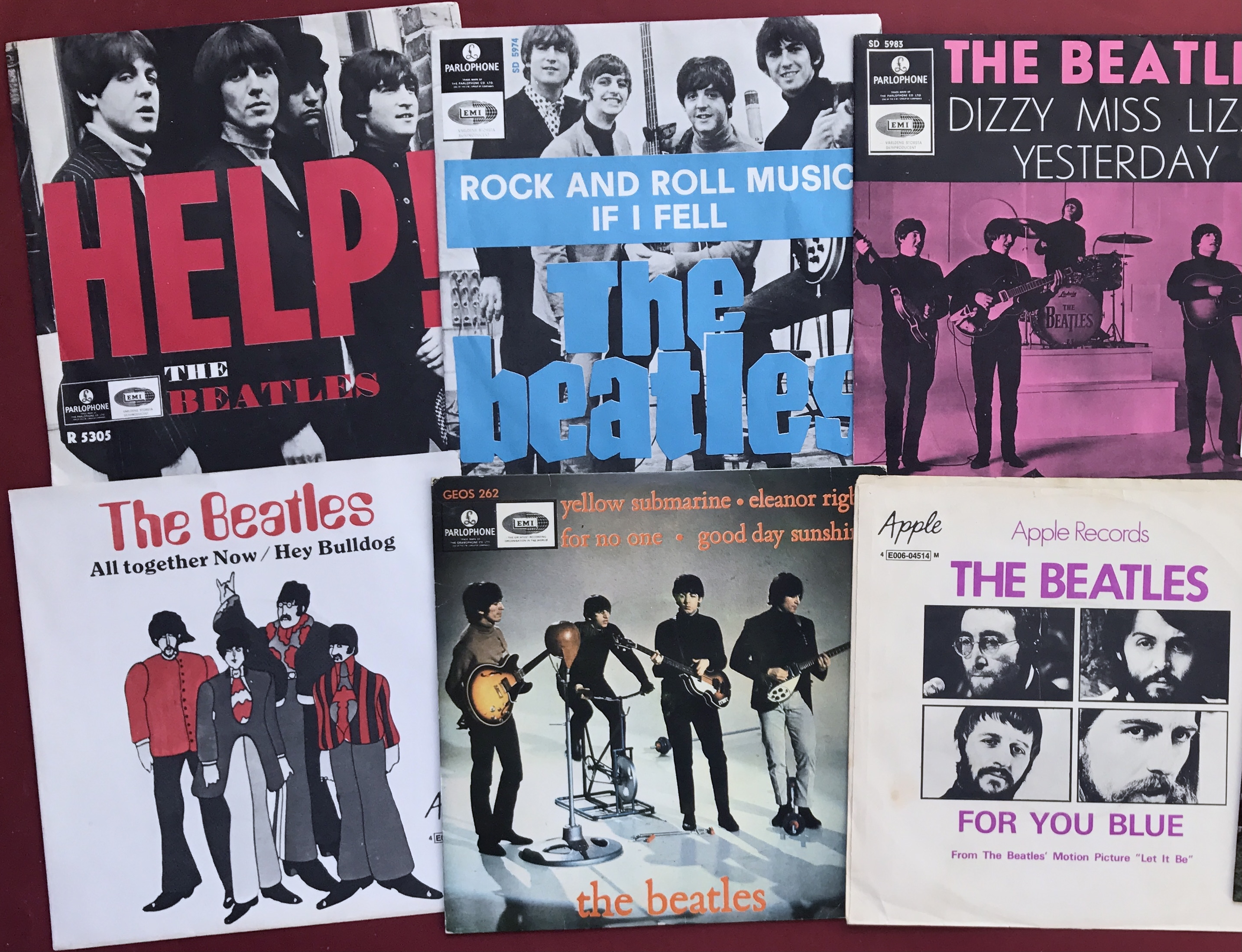 BEATLES singles / EP:s - 4