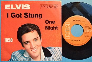 ELVIS PRESLEY - I got stung 7" Ger PS 1960´s
