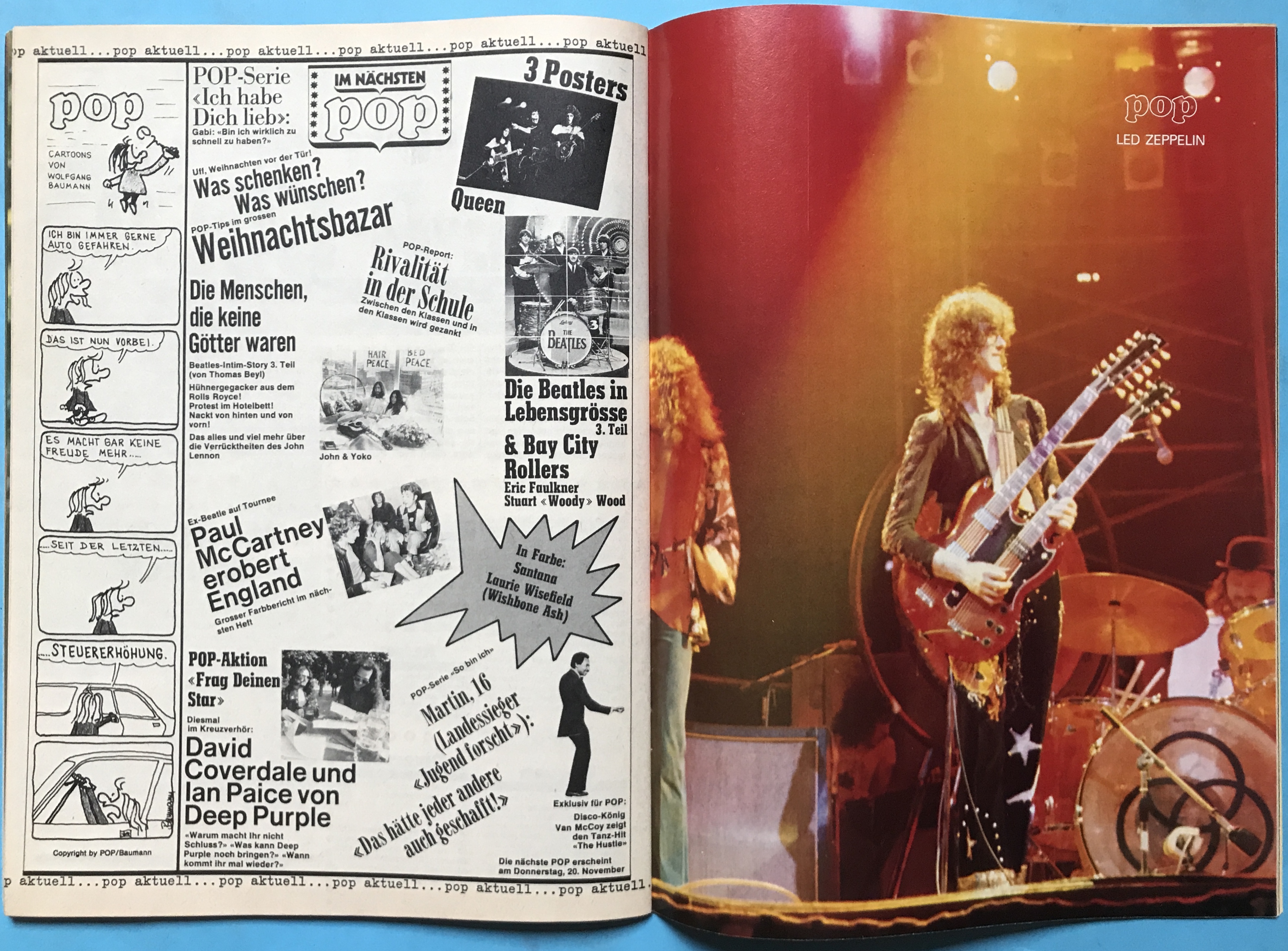 POP - Nr 21 1975 med BEATLES-AFFISCH! - 9
