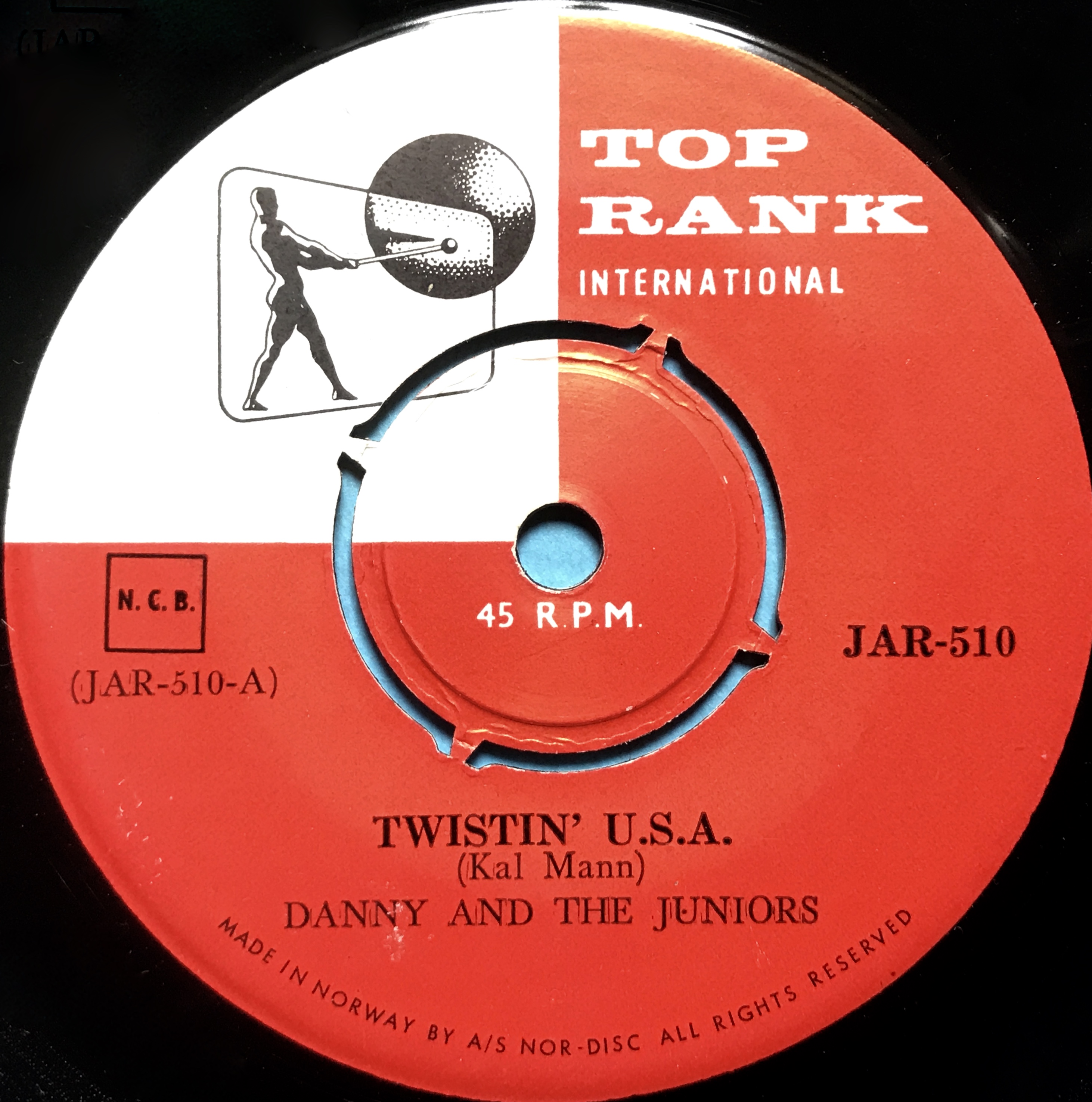 DANNY & THE JUNIORS - Twistin´ USA 45 1960 - 2