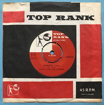 DANNY & THE JUNIORS - Twistin´ USA 45 1960