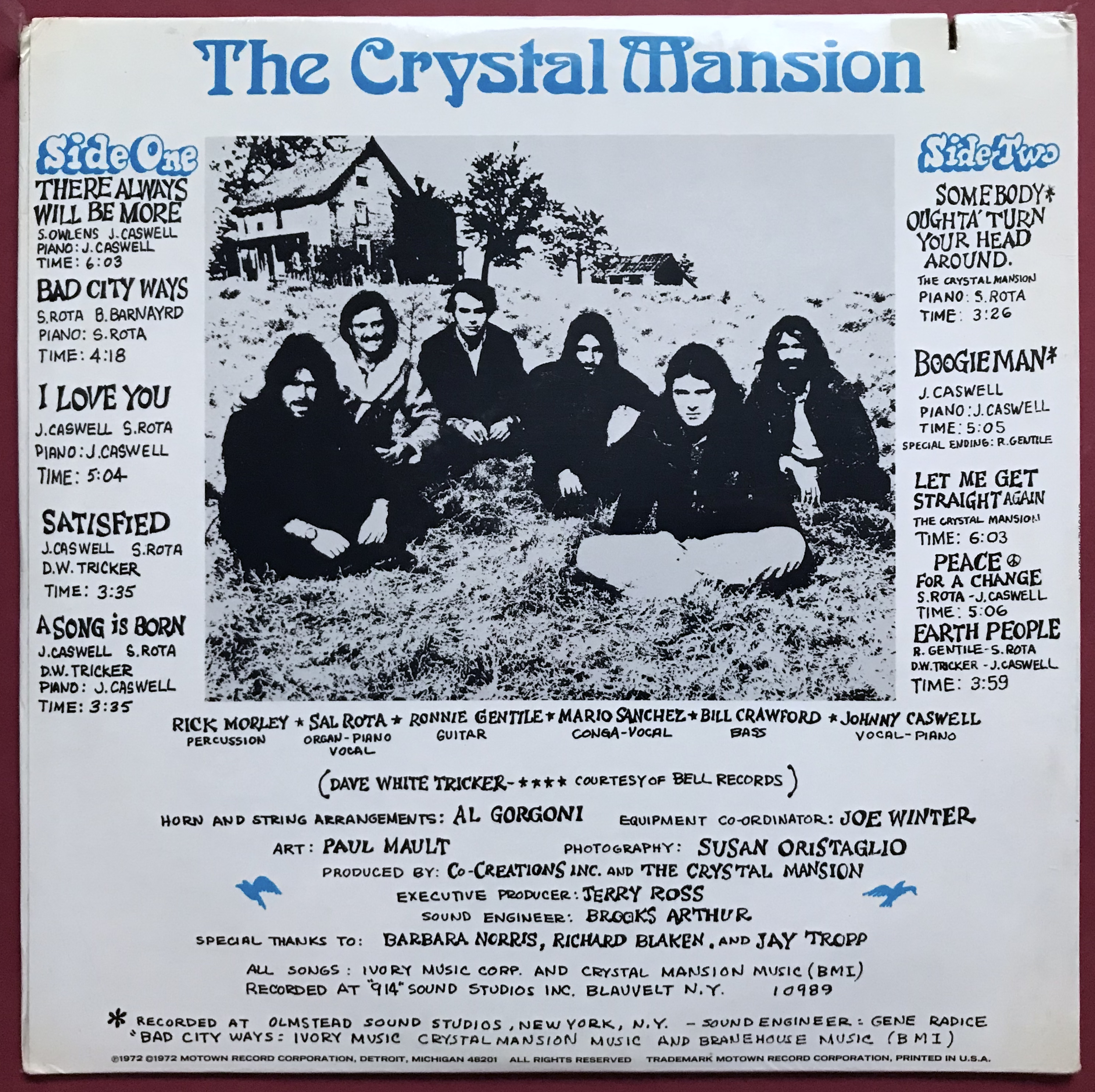 CRYSTAL MANSION - "same" US-orig LP 1972 STILL SEALED! - 2