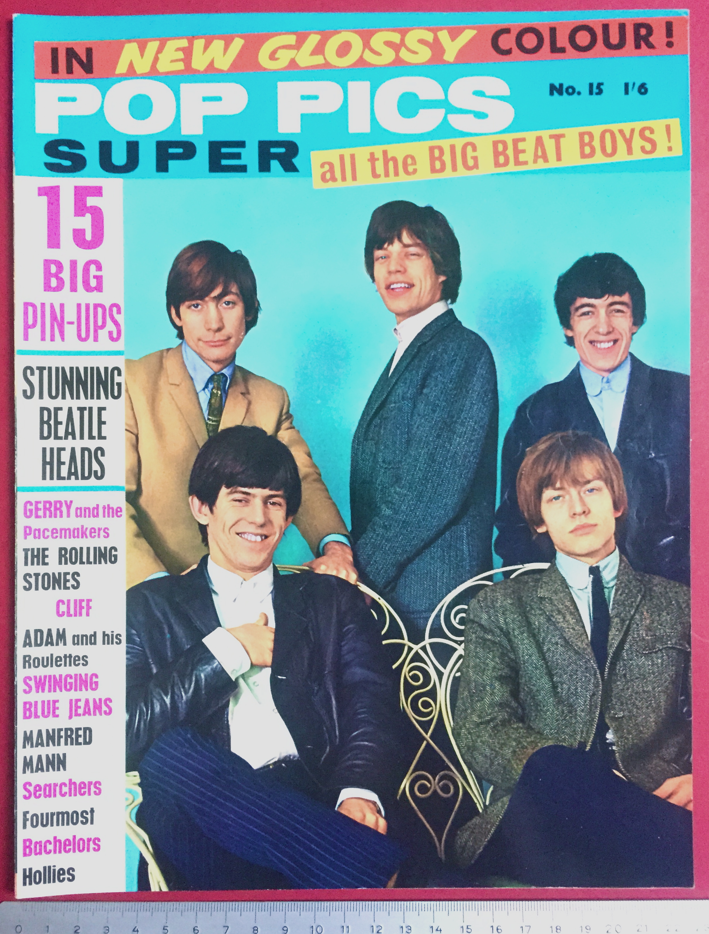 POP PICS - No 15 1964 BEATLES Rolling stones MANFRED MANN