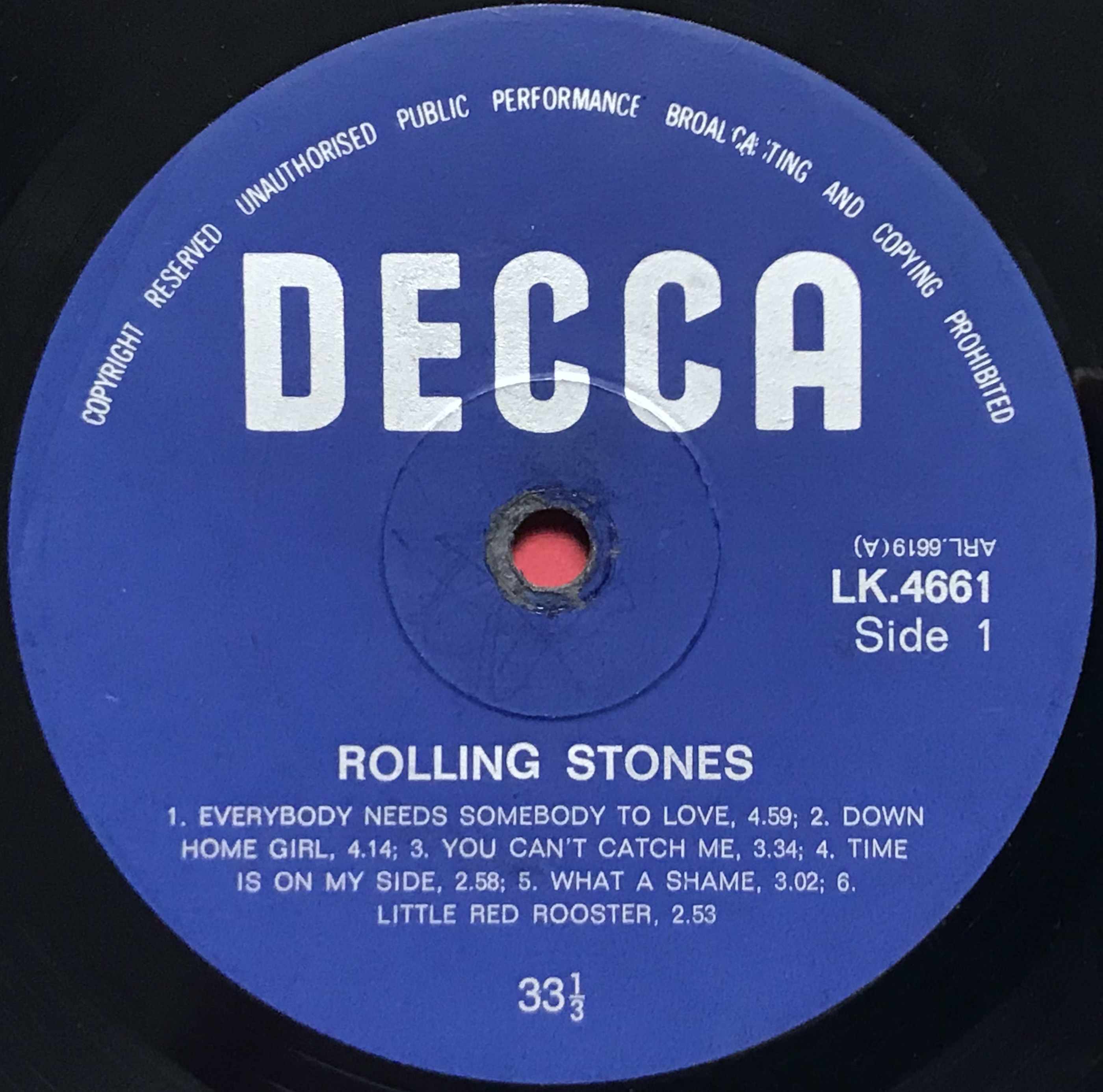 ROLLING STONES - "same" Sydafrika-orig LP 1965 - 3