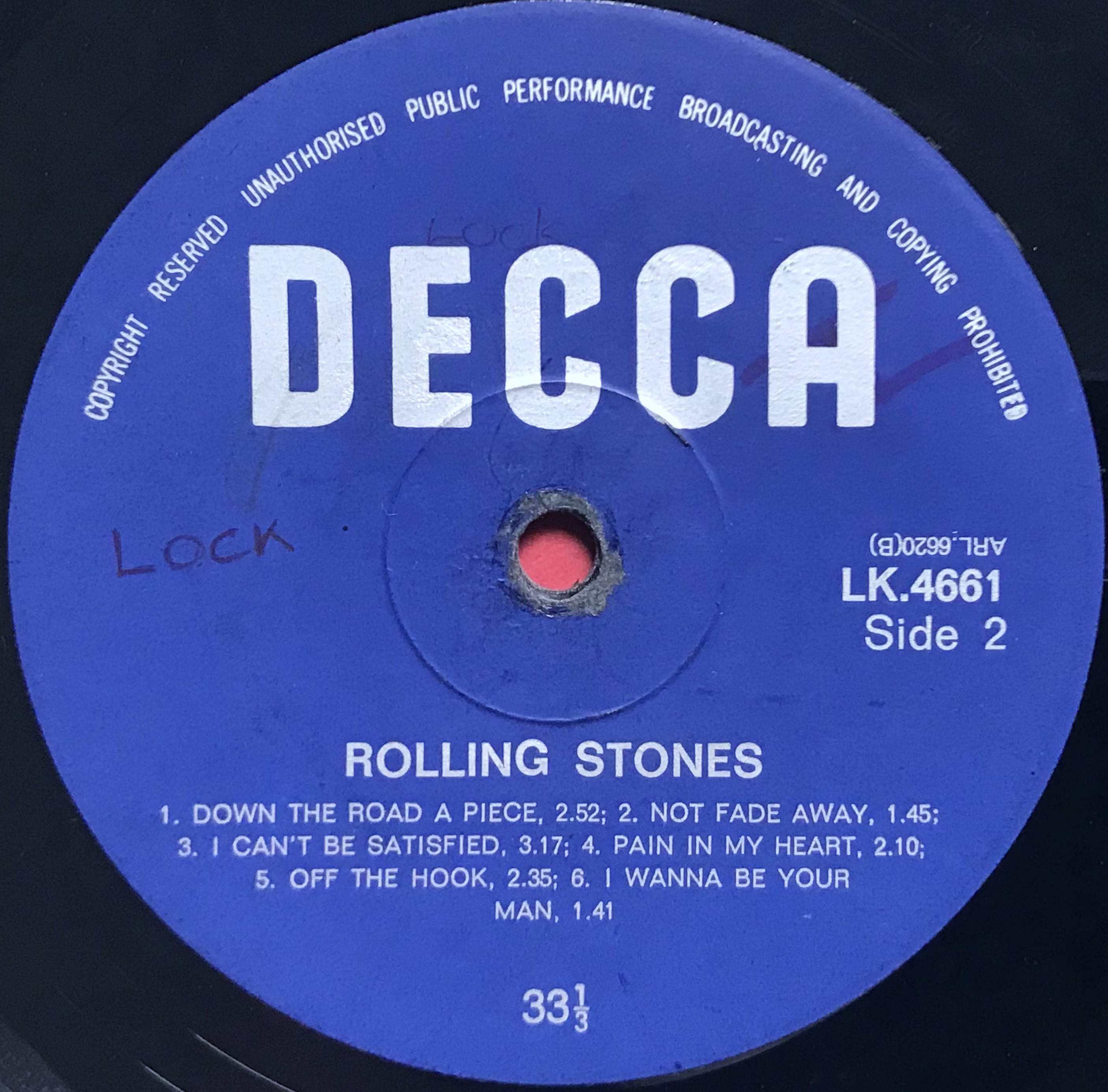 ROLLING STONES - "same" Sydafrika-orig LP 1965 - 4