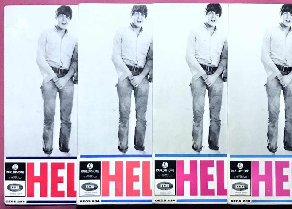 BEATLES - Help! +3 Swe EP 1965  - 5