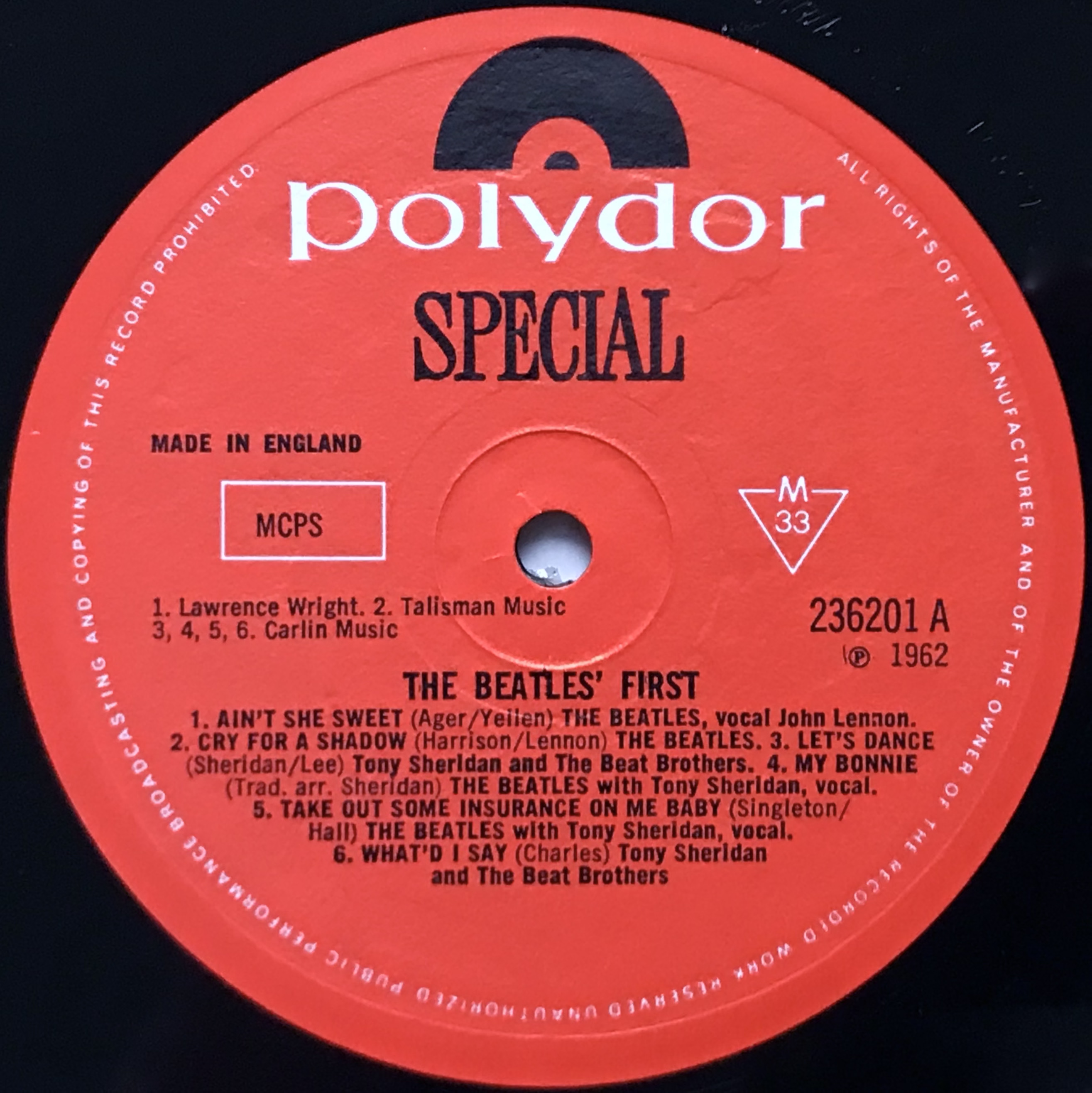 BEATLES☆Beatles First UK Polydor Special 本・音楽・ゲーム