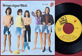 ROLLING STONES - Brown sugar 7" Ger PS  1971