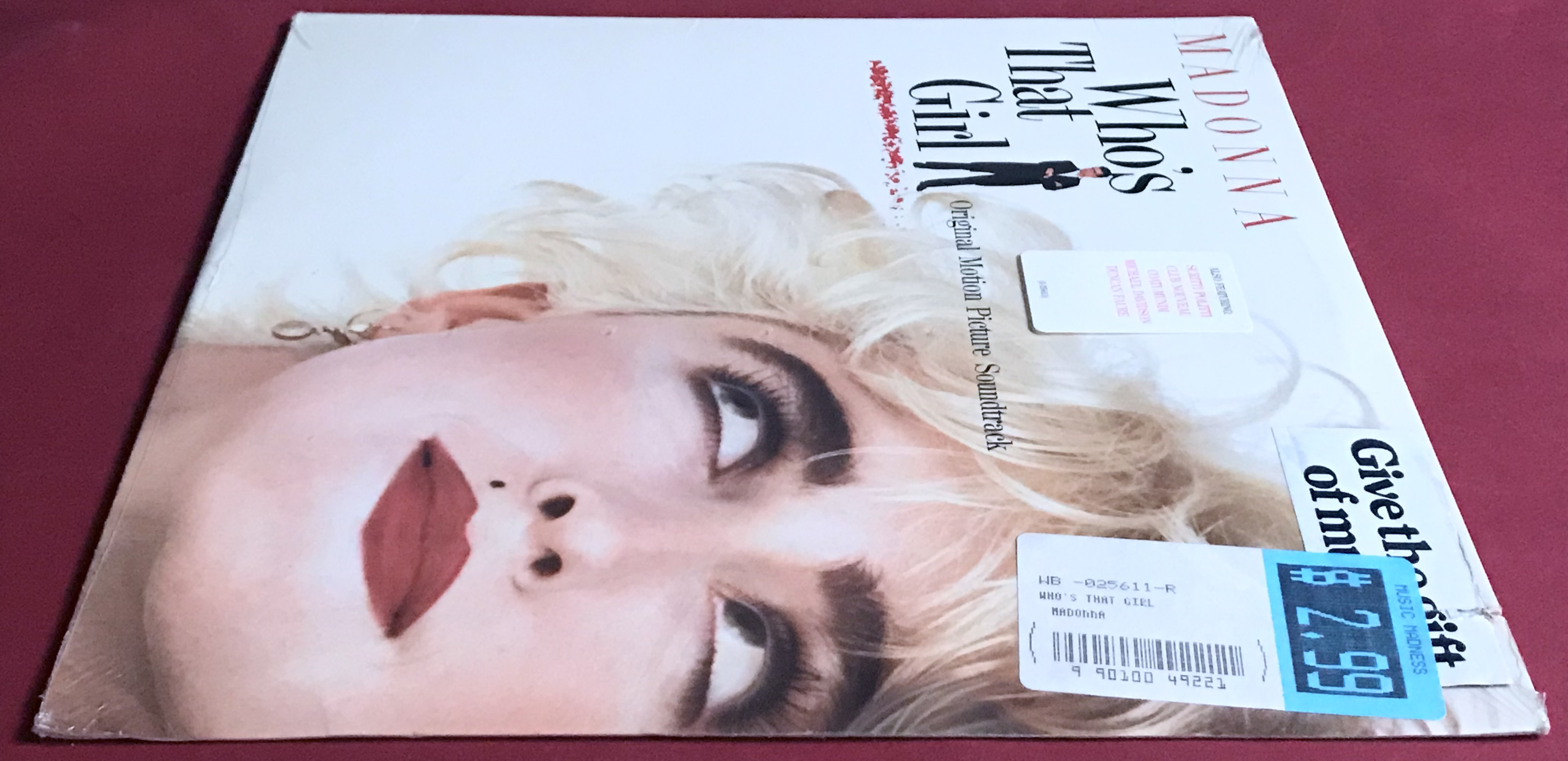 MADONNA - Who's that girl Soundtrack US-orig LP 1987 STILL SEALED! - 3